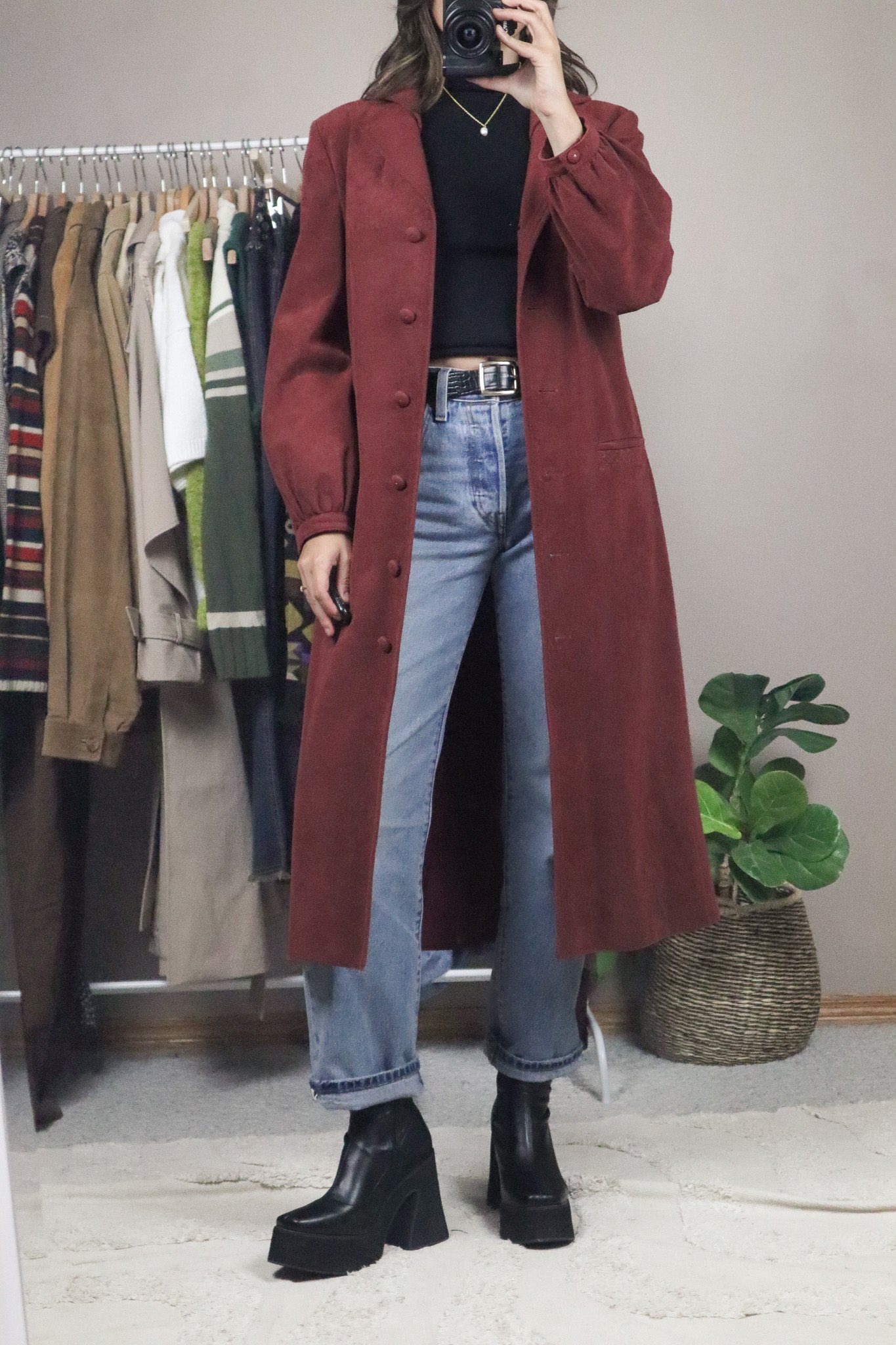 Made in Canada x Vintage x 70s Faux Suede Jacket (S)