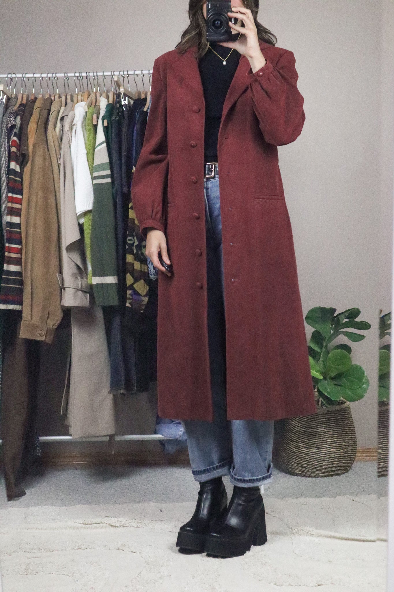Made in Canada x Vintage x 70s Faux Suede Jacket (S)