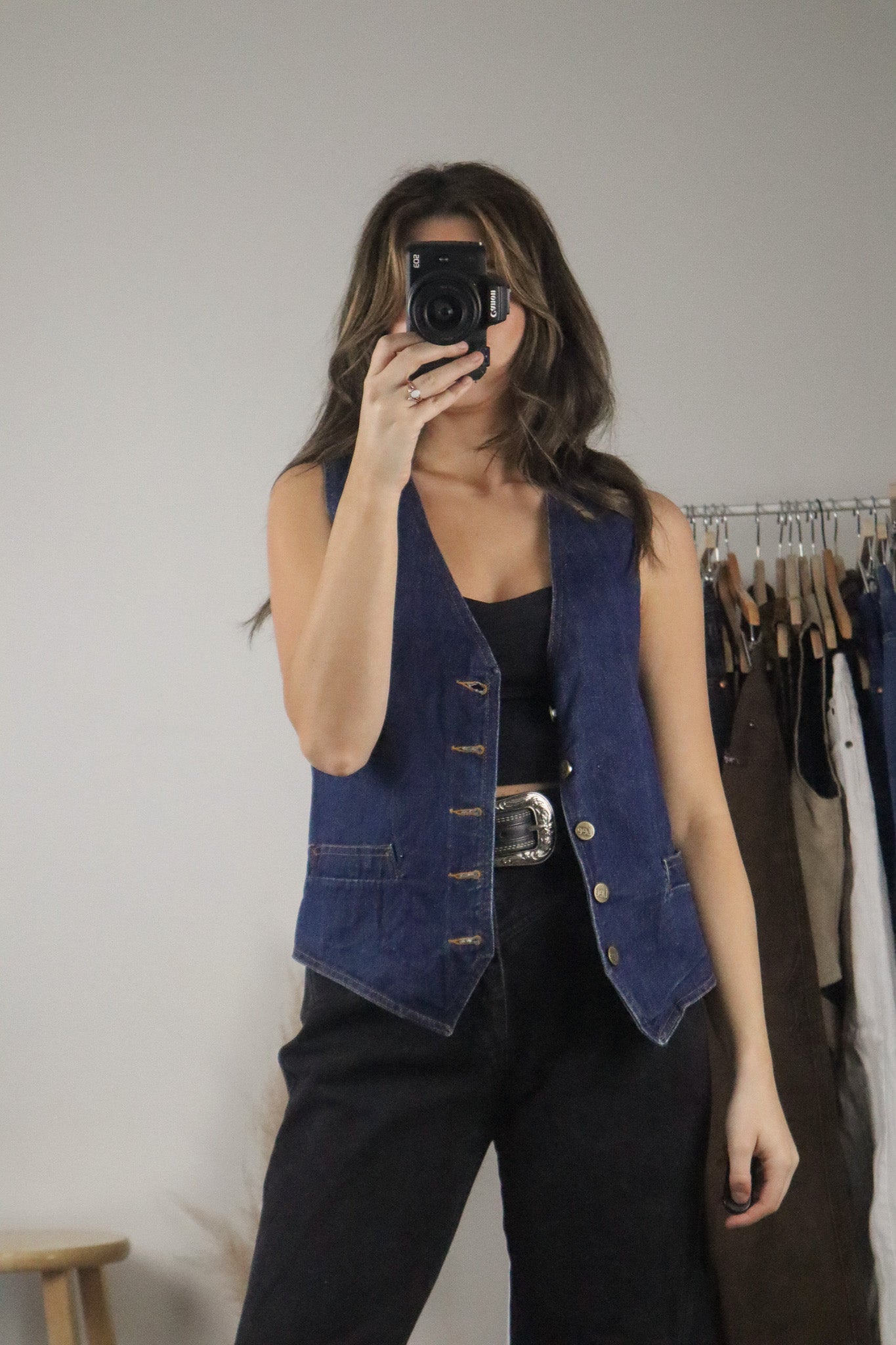 Made in Canada x Vintage x Lee Denim Vest (S/M)