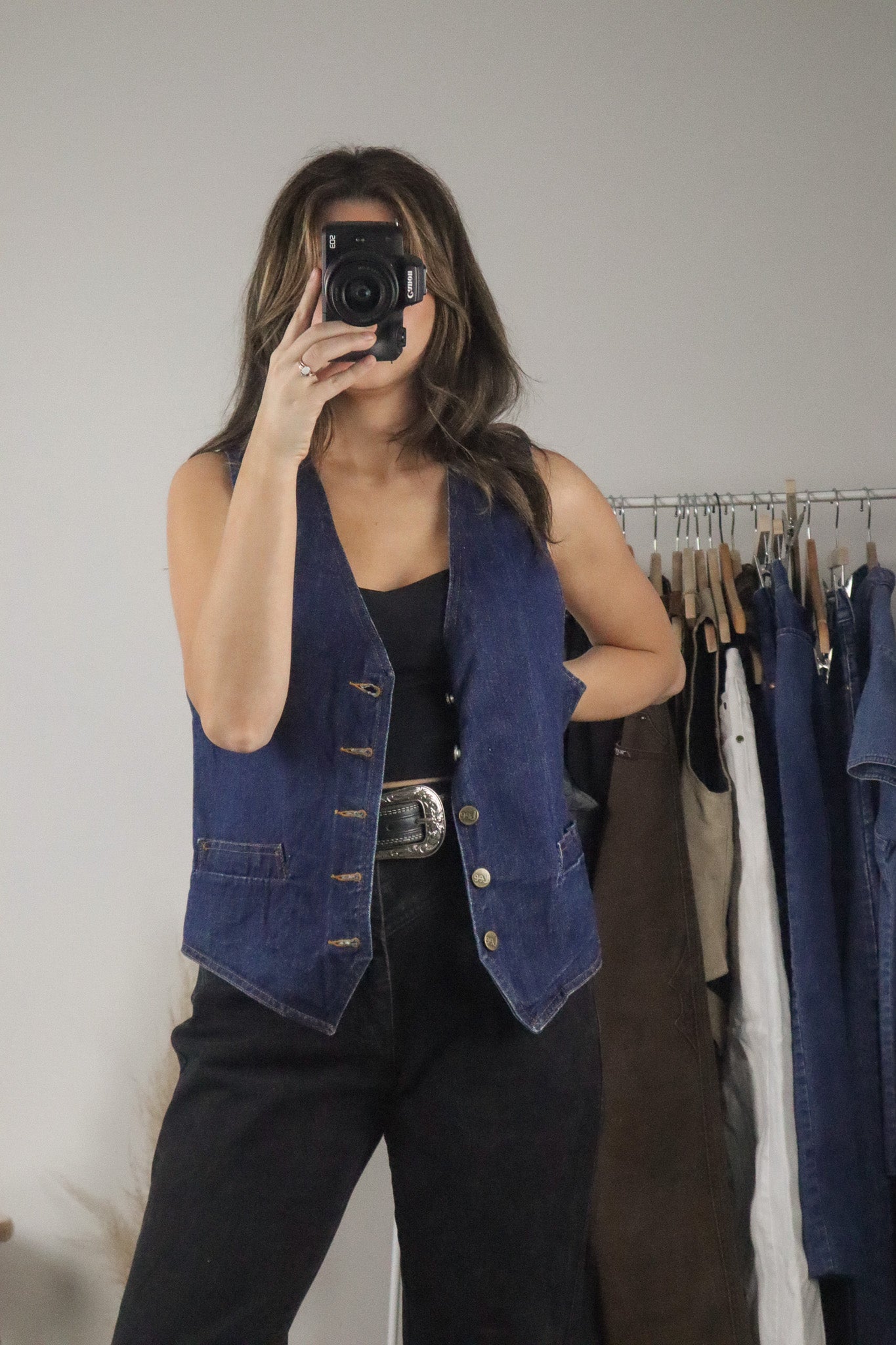 Made in Canada x Vintage x Lee Denim Vest (S/M)