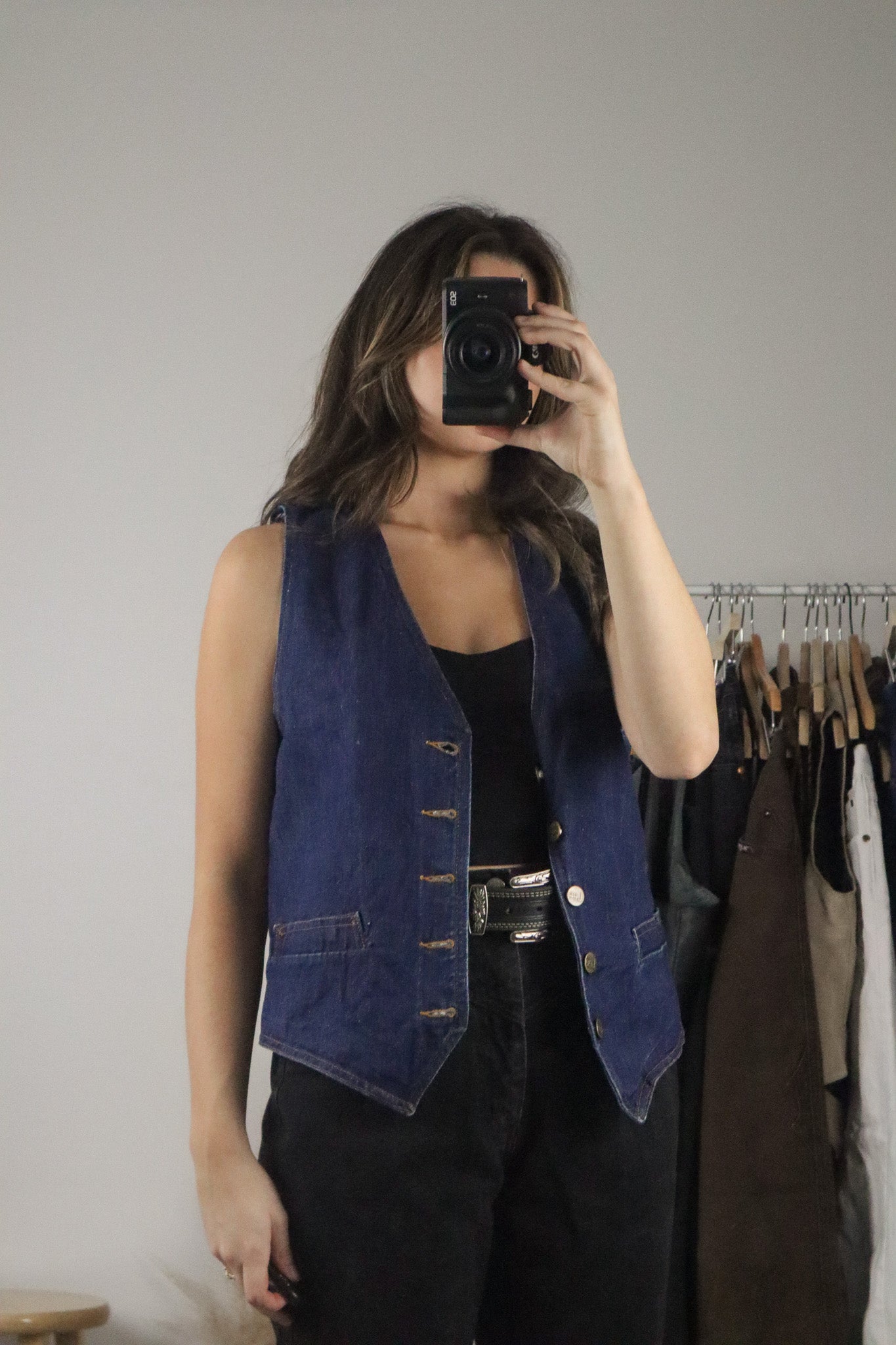Made in Canada x Vintage x Lee Denim Vest (S/M)