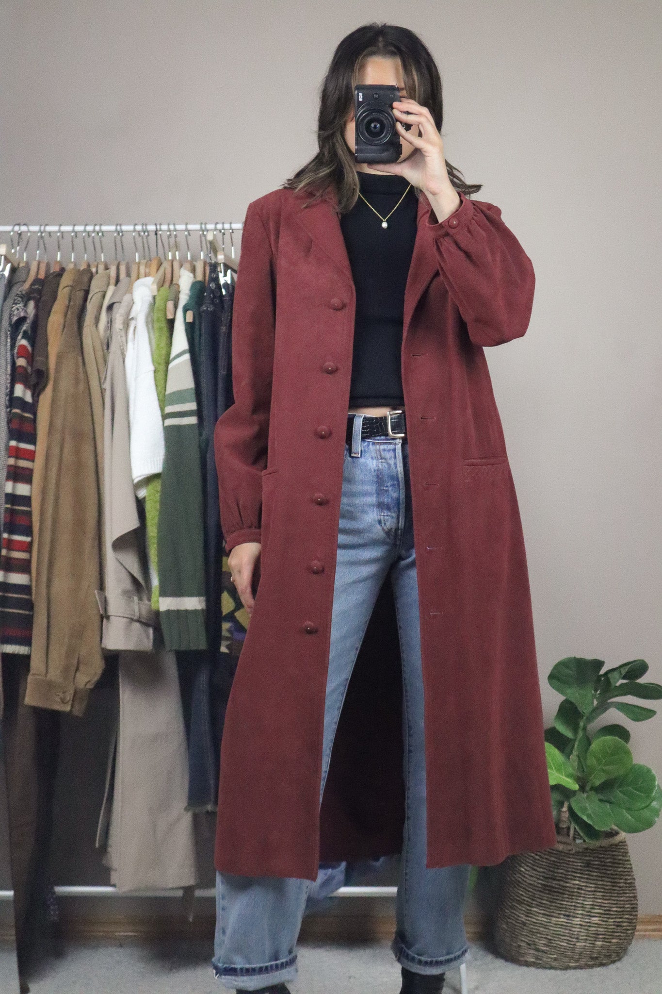 Made in Canada x Vintage x 70s Faux Suede Jacket (S)
