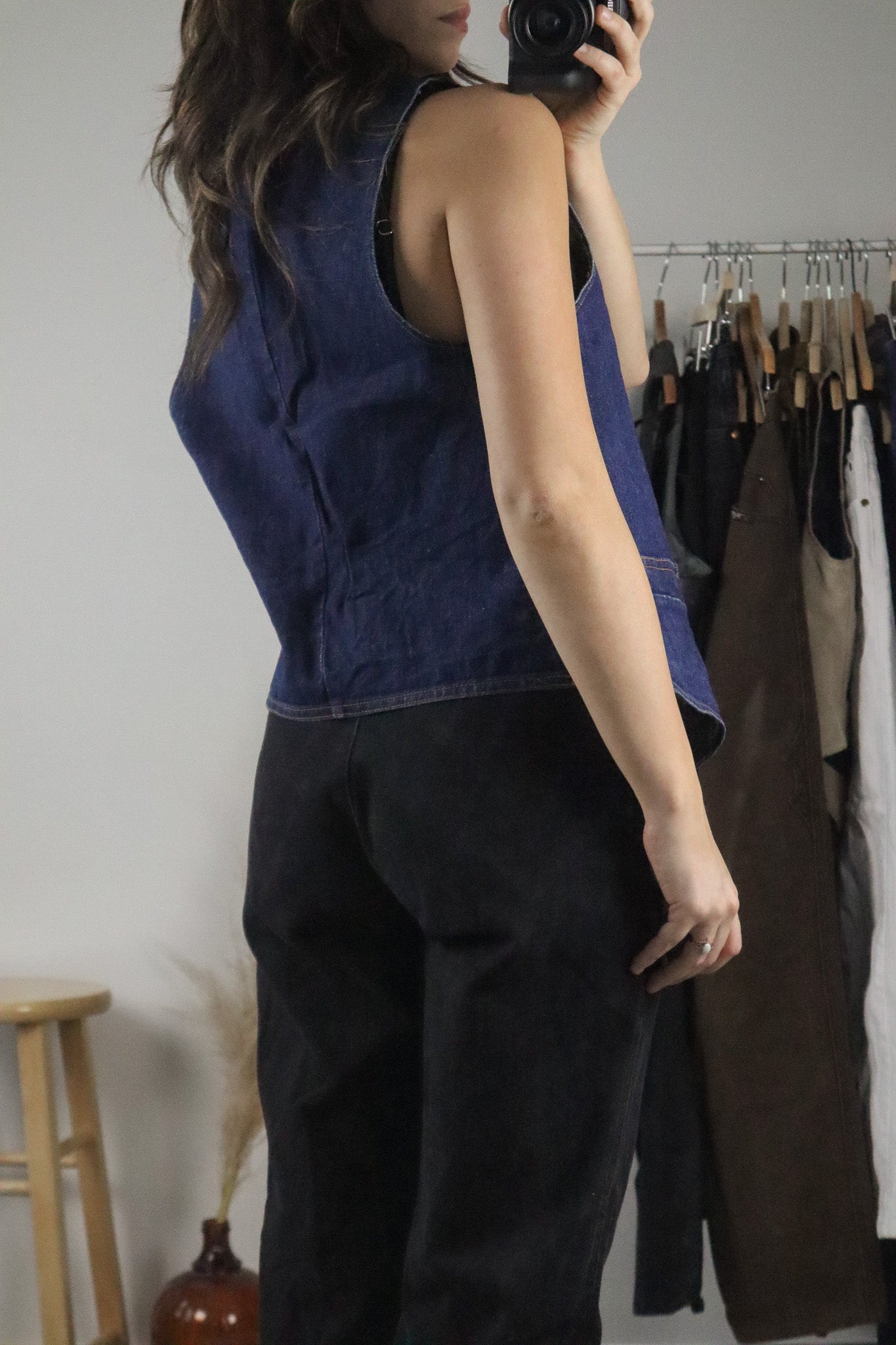 Made in Canada x Vintage x Lee Denim Vest (S/M)