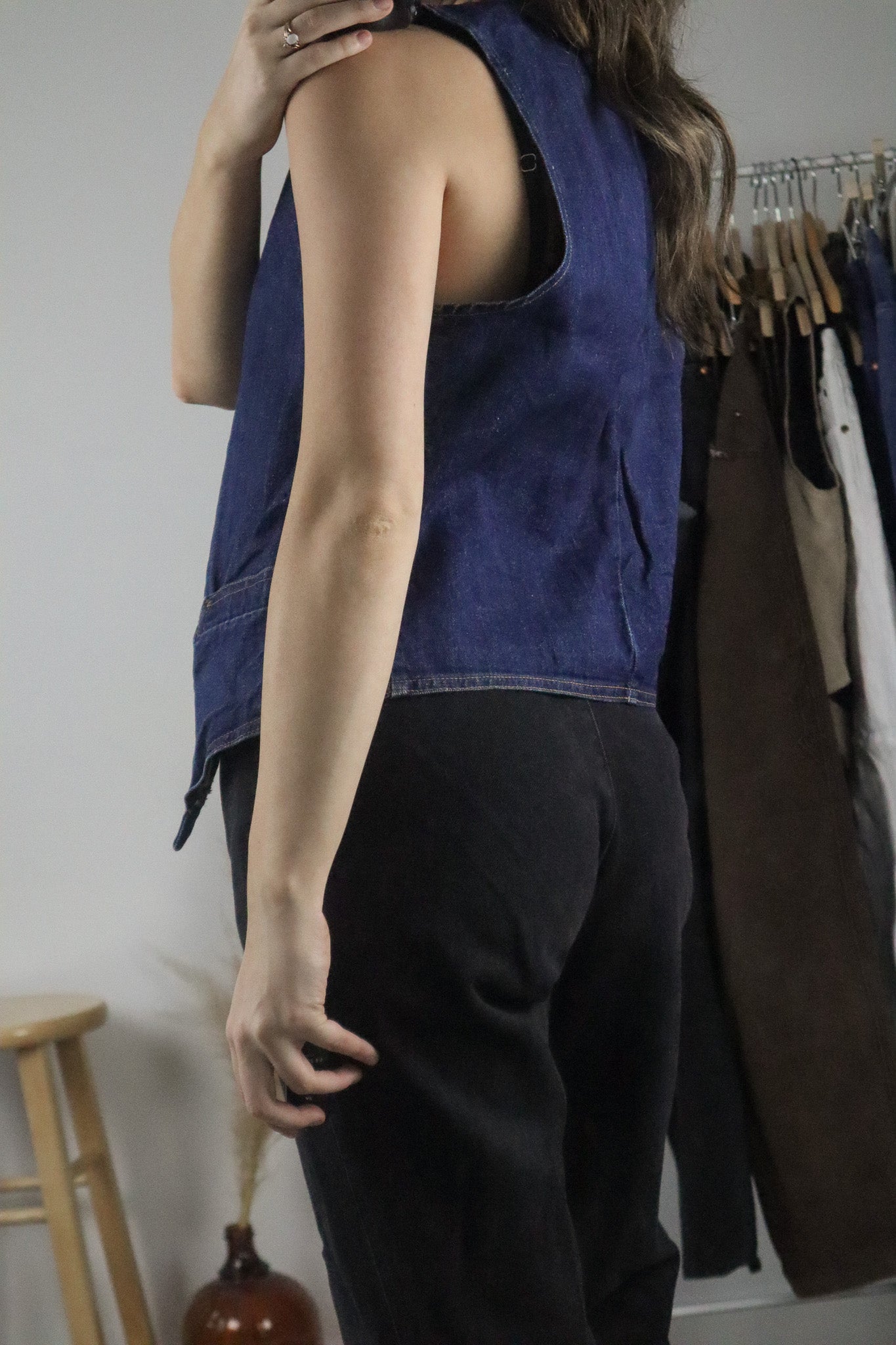 Made in Canada x Vintage x Lee Denim Vest (S/M)