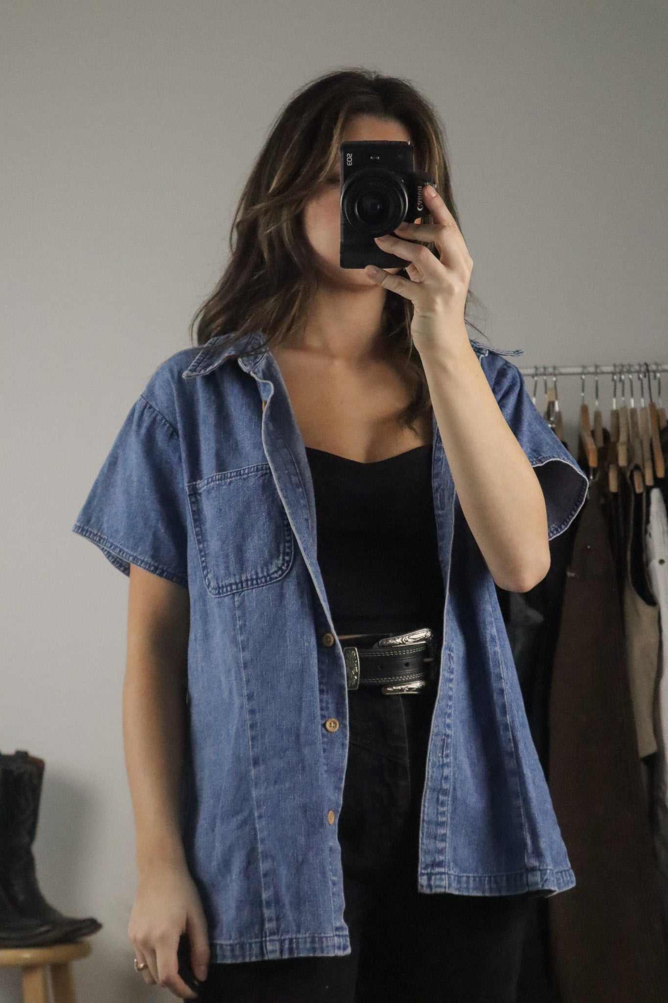 Vintage x Button-Up Shirt (L)
