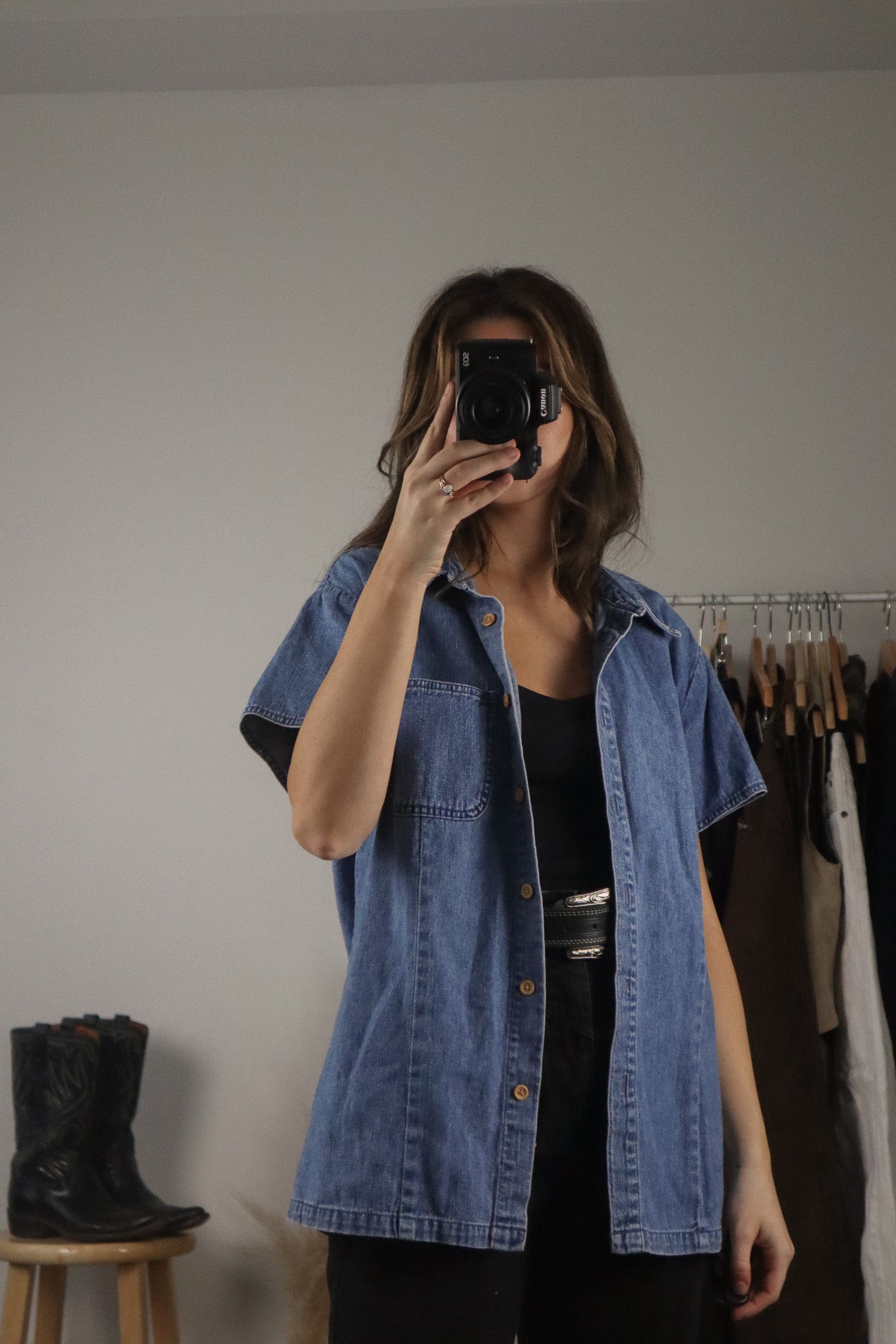 Vintage x Button-Up Shirt (L)