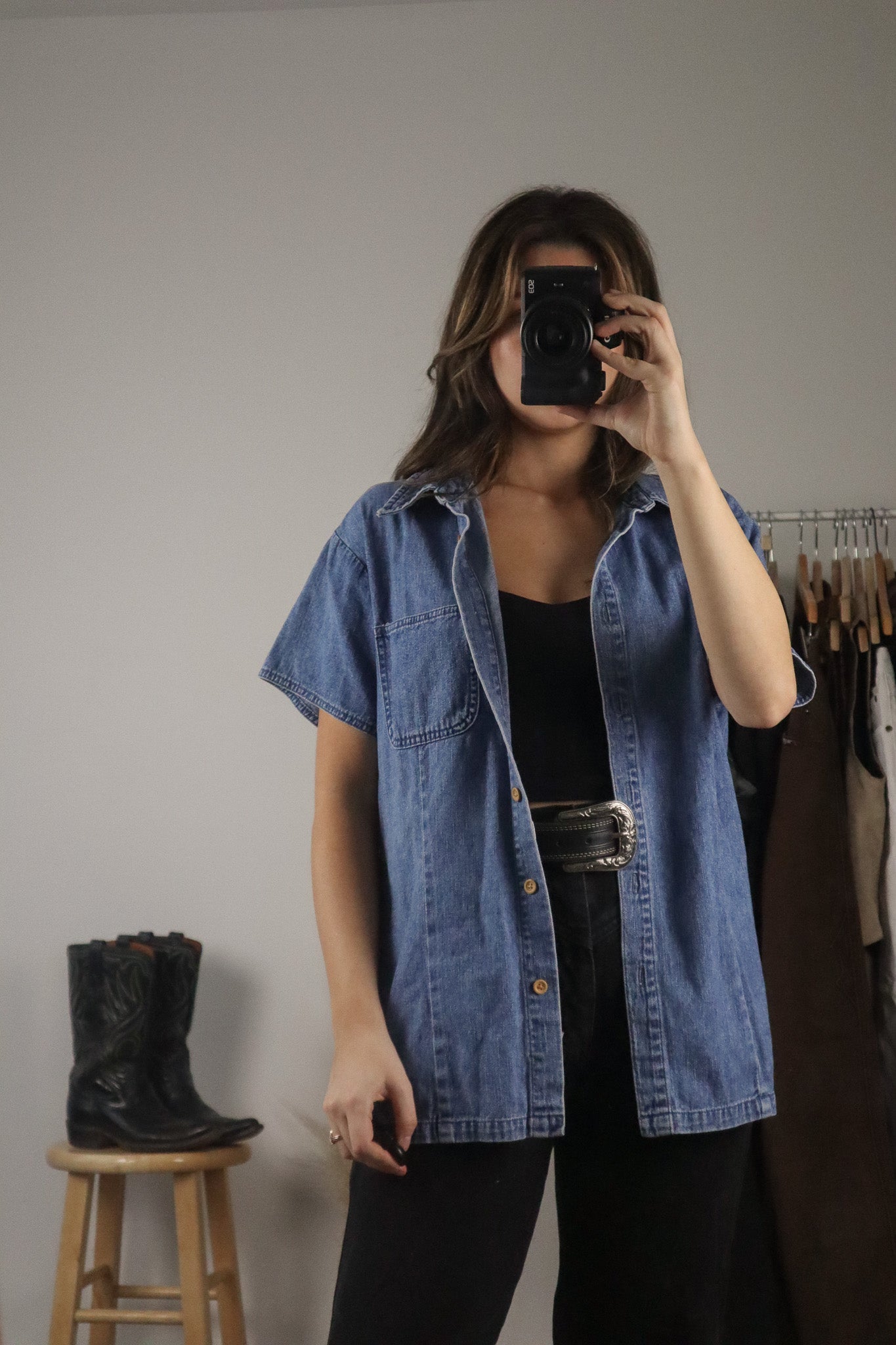Vintage x Button-Up Shirt (L)