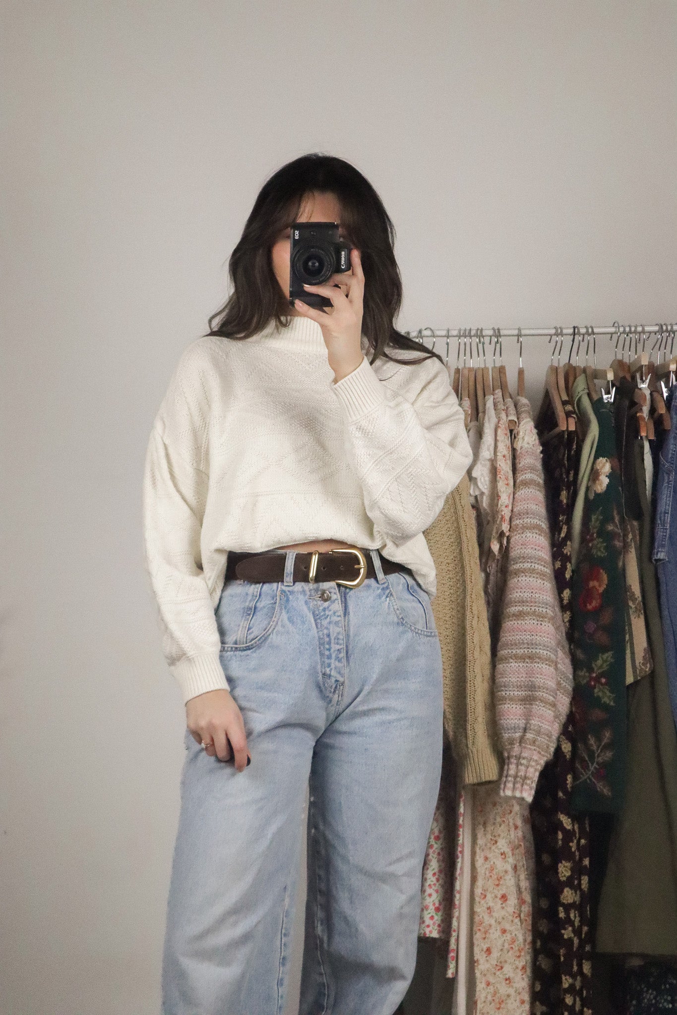 Vintage x Patterned Knit (M)