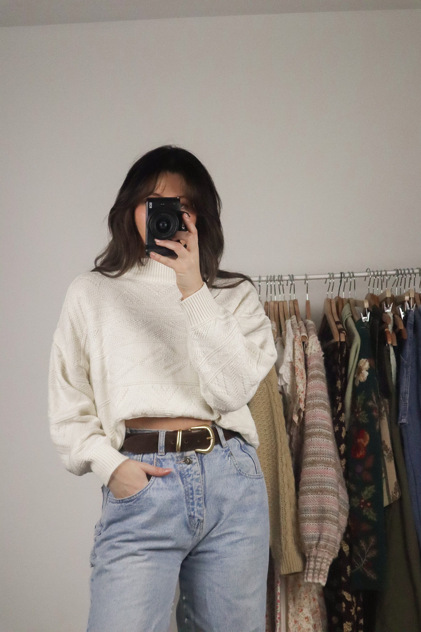 Vintage x Patterned Knit (M)