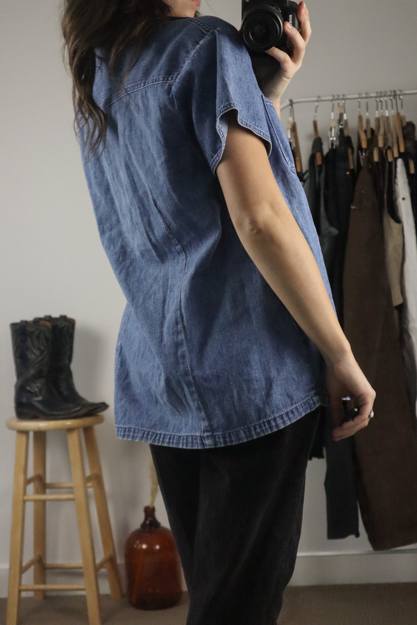 Vintage x Button-Up Shirt (L)