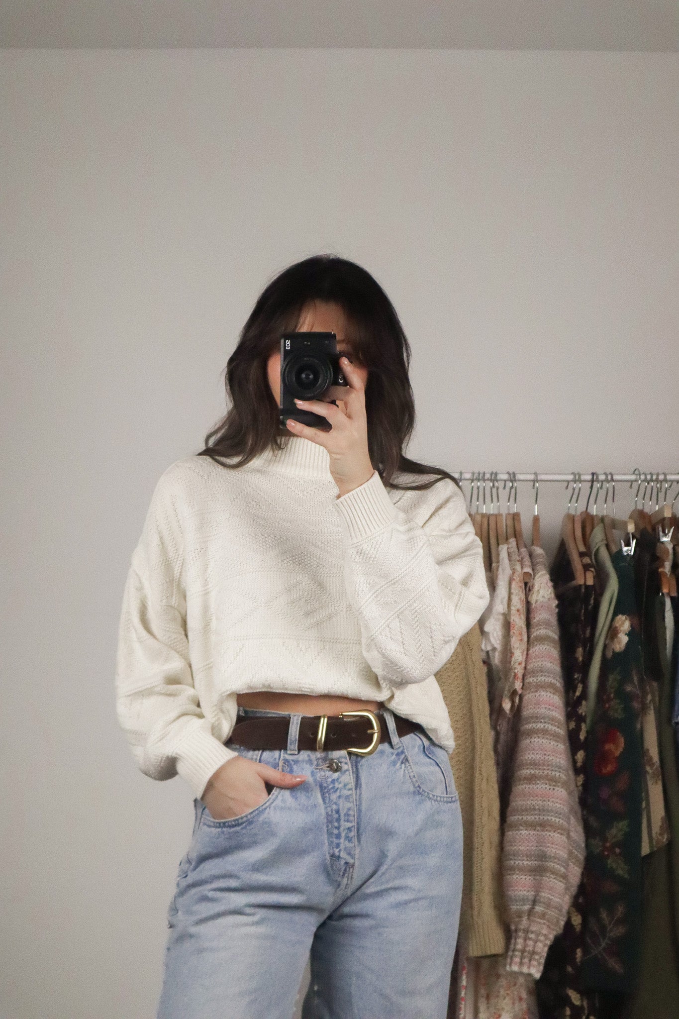 Vintage x Patterned Knit (M)
