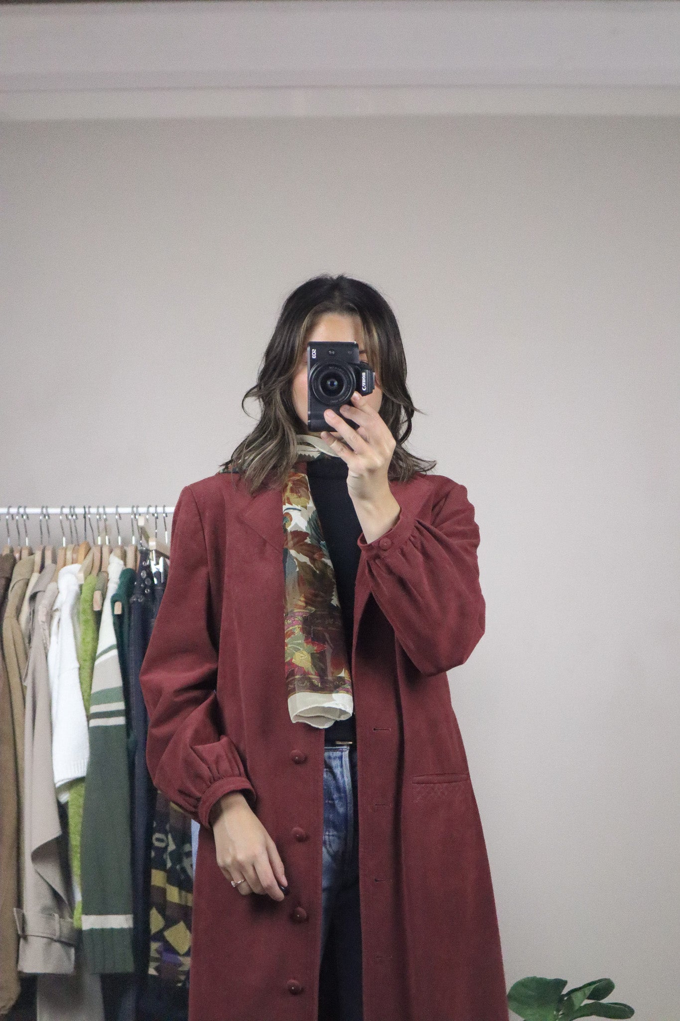 Vintage x Pattered Scarf