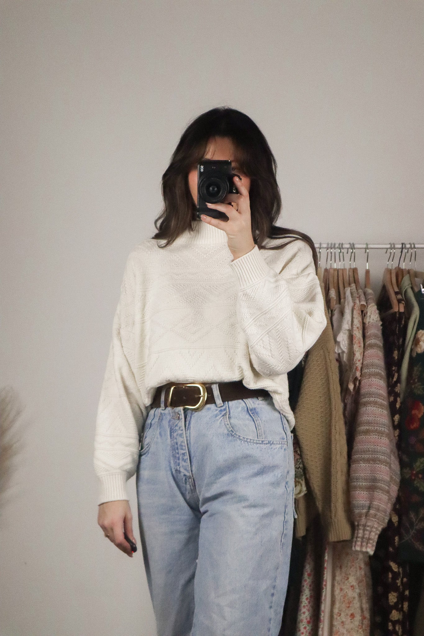 Vintage x Patterned Knit (M)