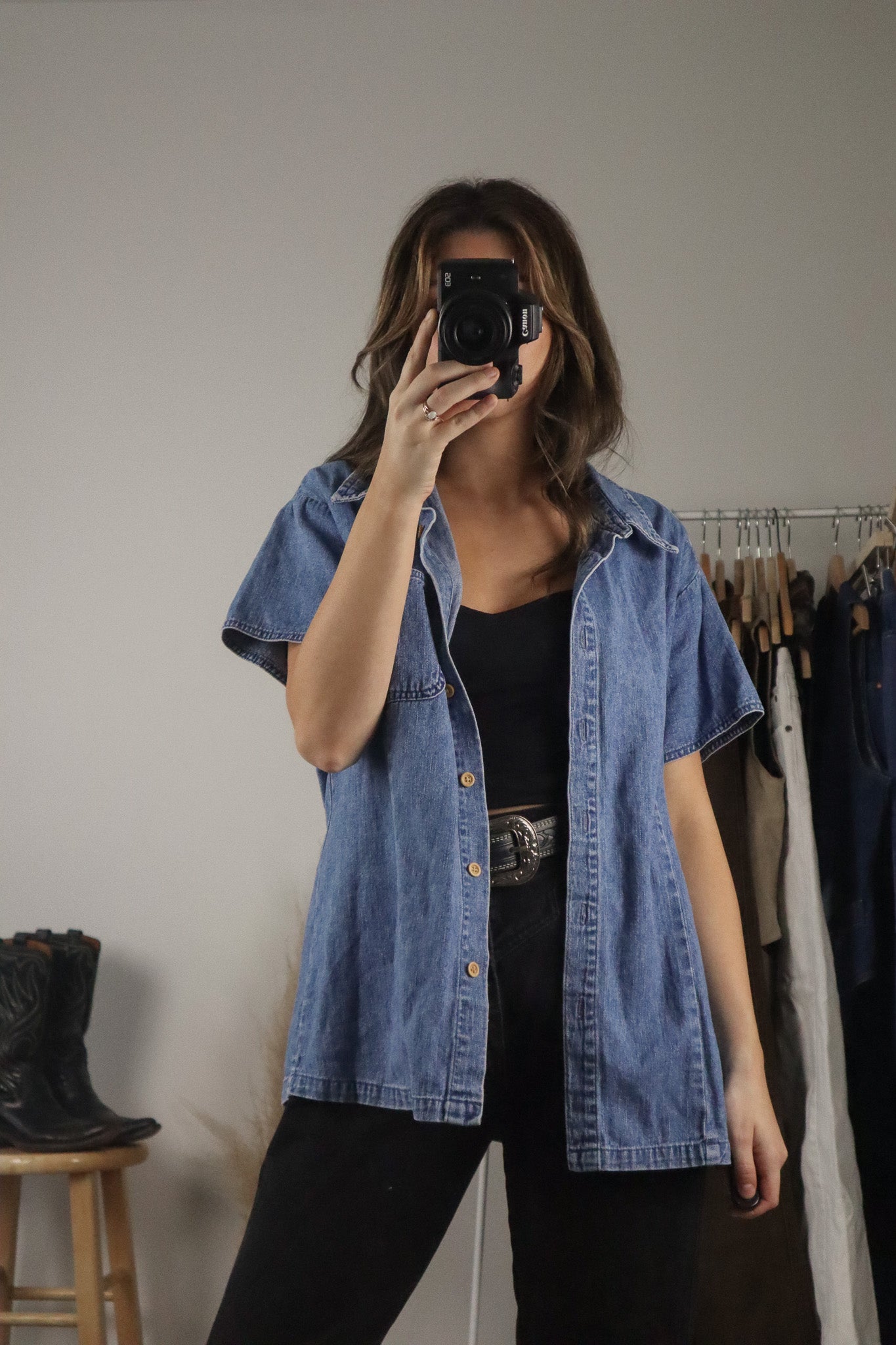 Vintage x Button-Up Shirt (L)