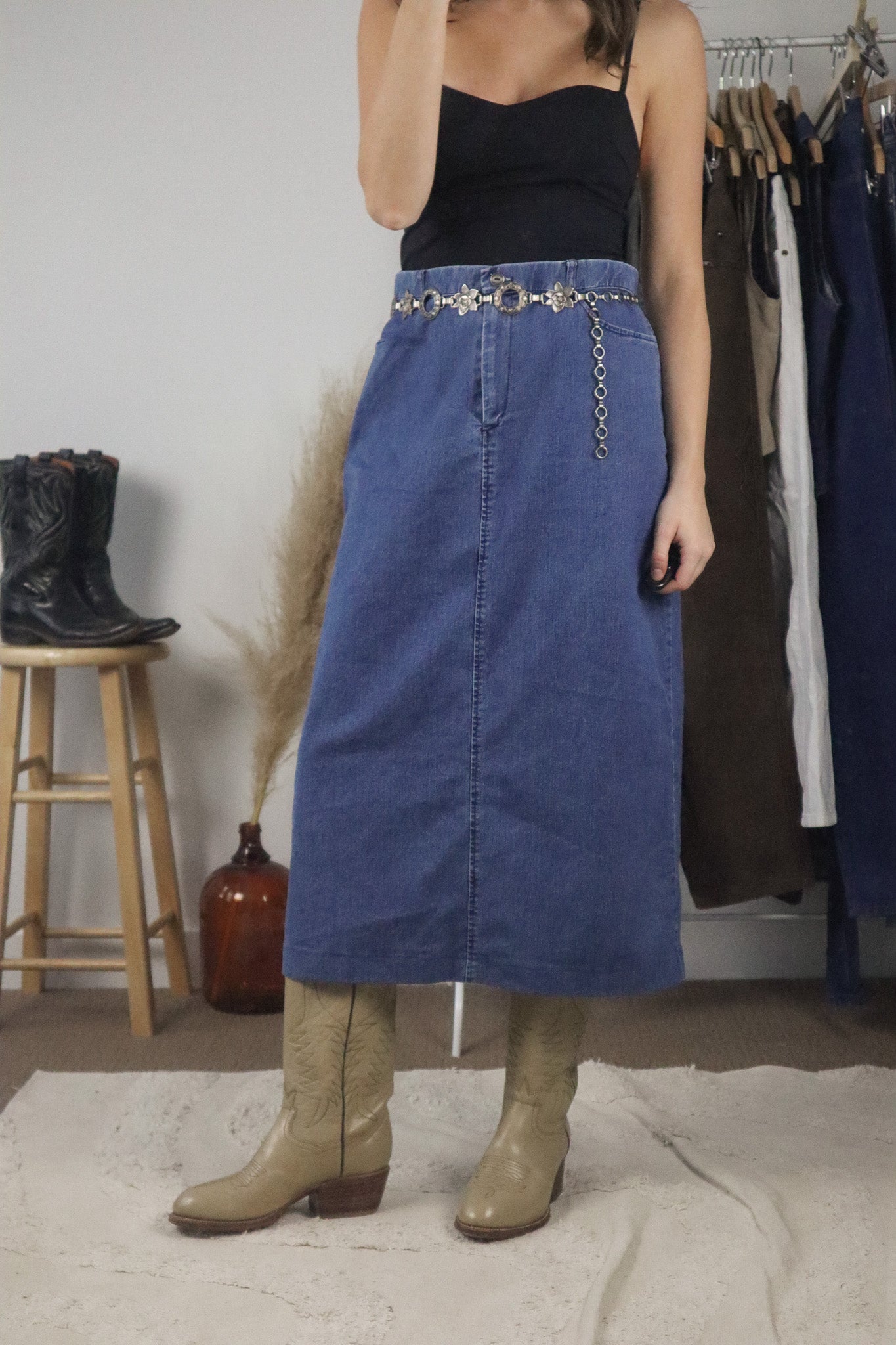 Made in Canada x Vintage x Maxi Skirt (L)
