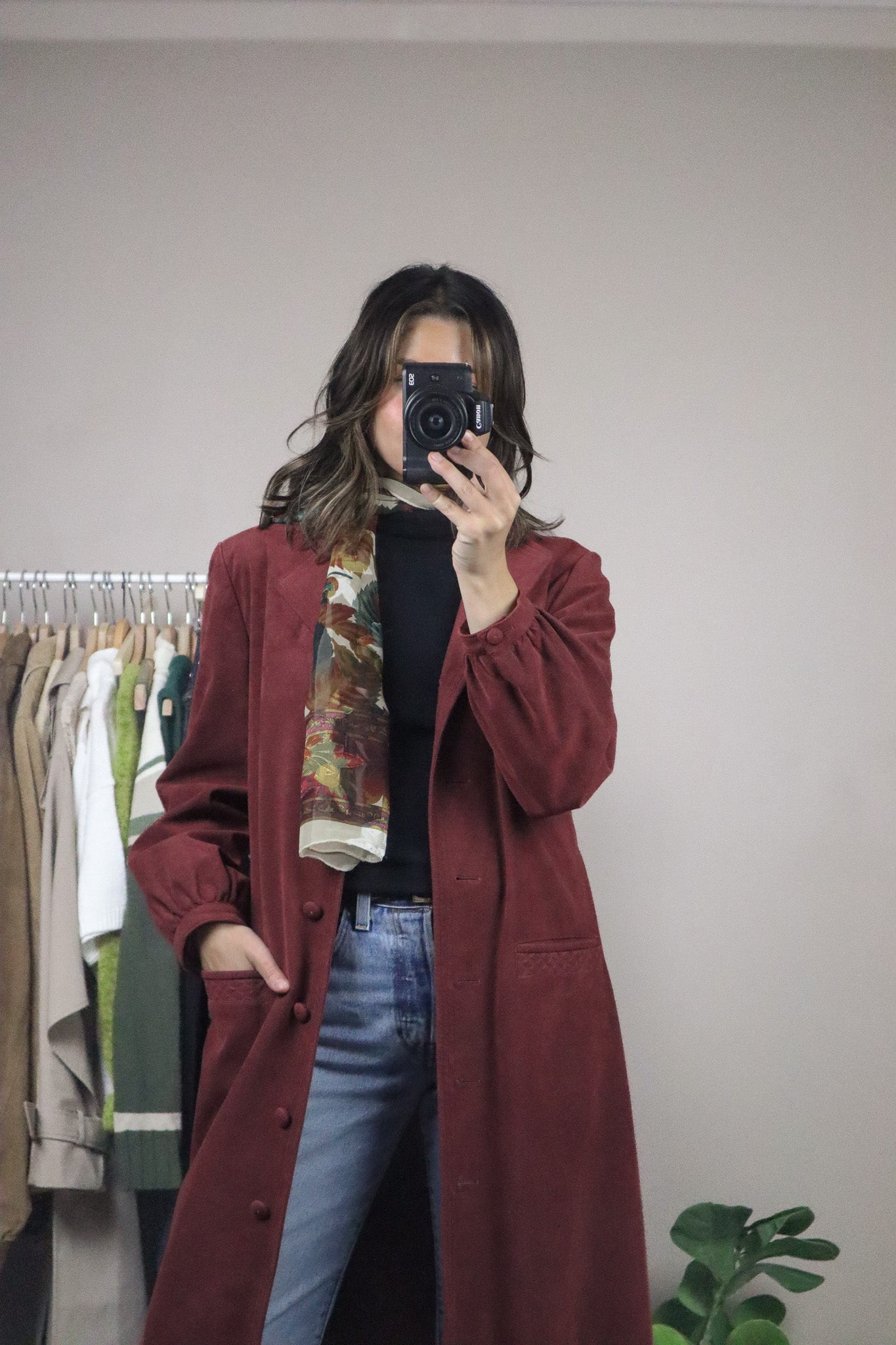 Vintage x Pattered Scarf