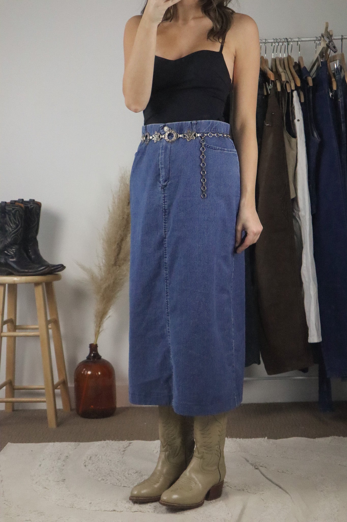 Made in Canada x Vintage x Maxi Skirt (L)