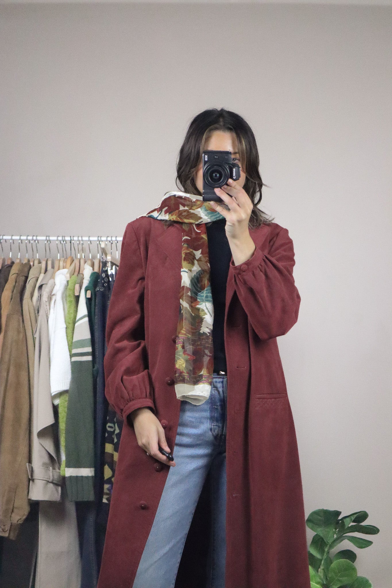 Vintage x Pattered Scarf