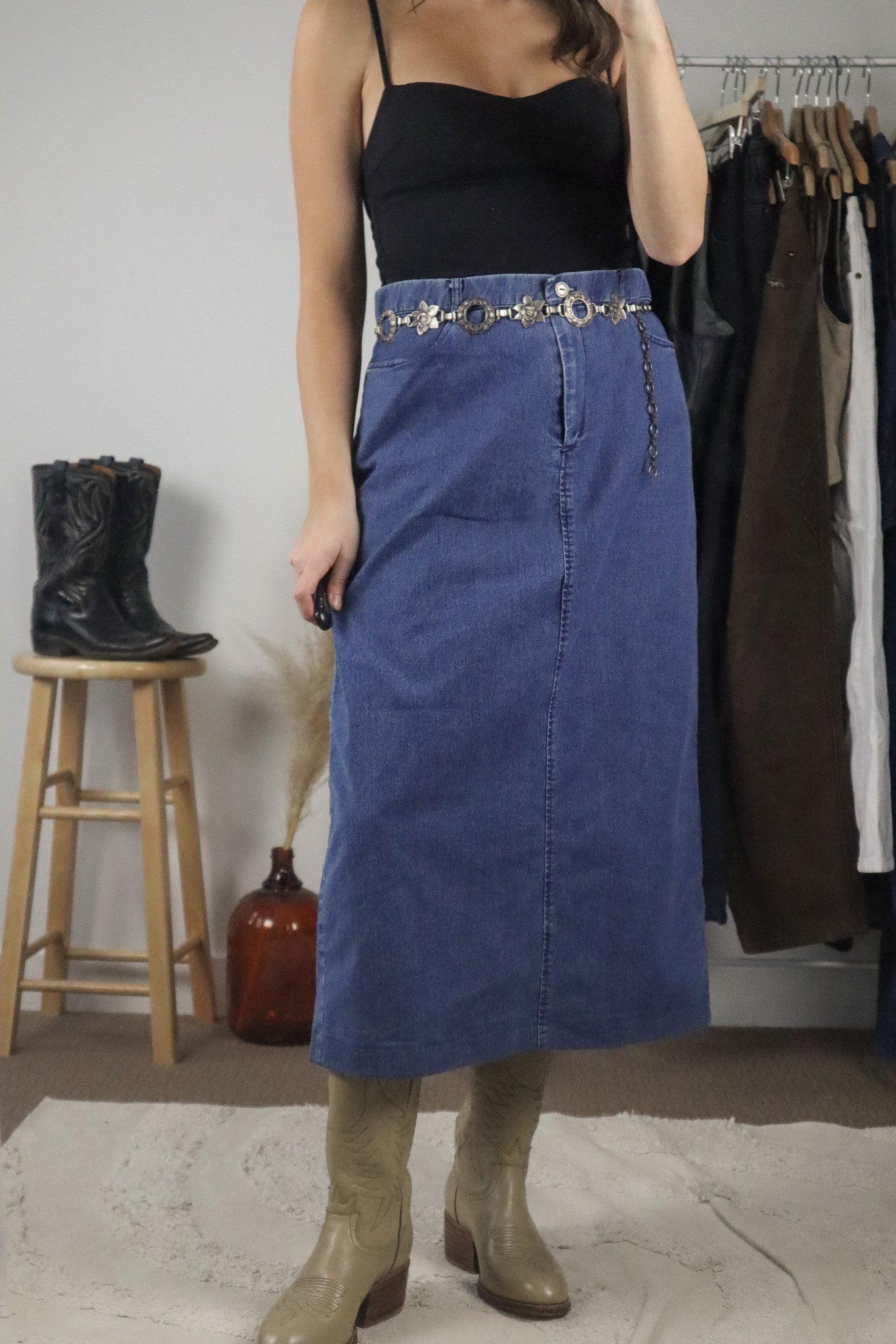 Made in Canada x Vintage x Maxi Skirt (L)