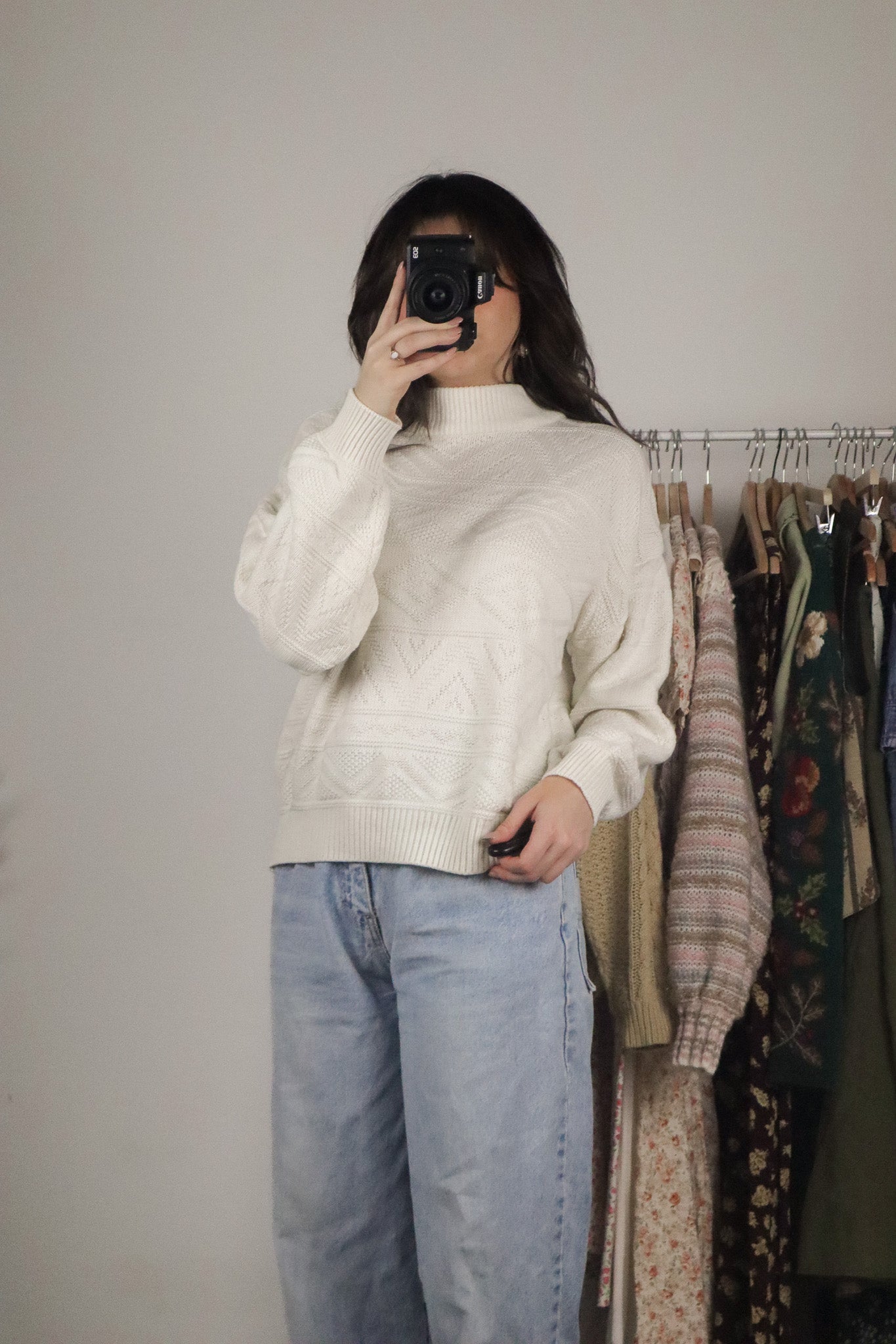 Vintage x Patterned Knit (M)
