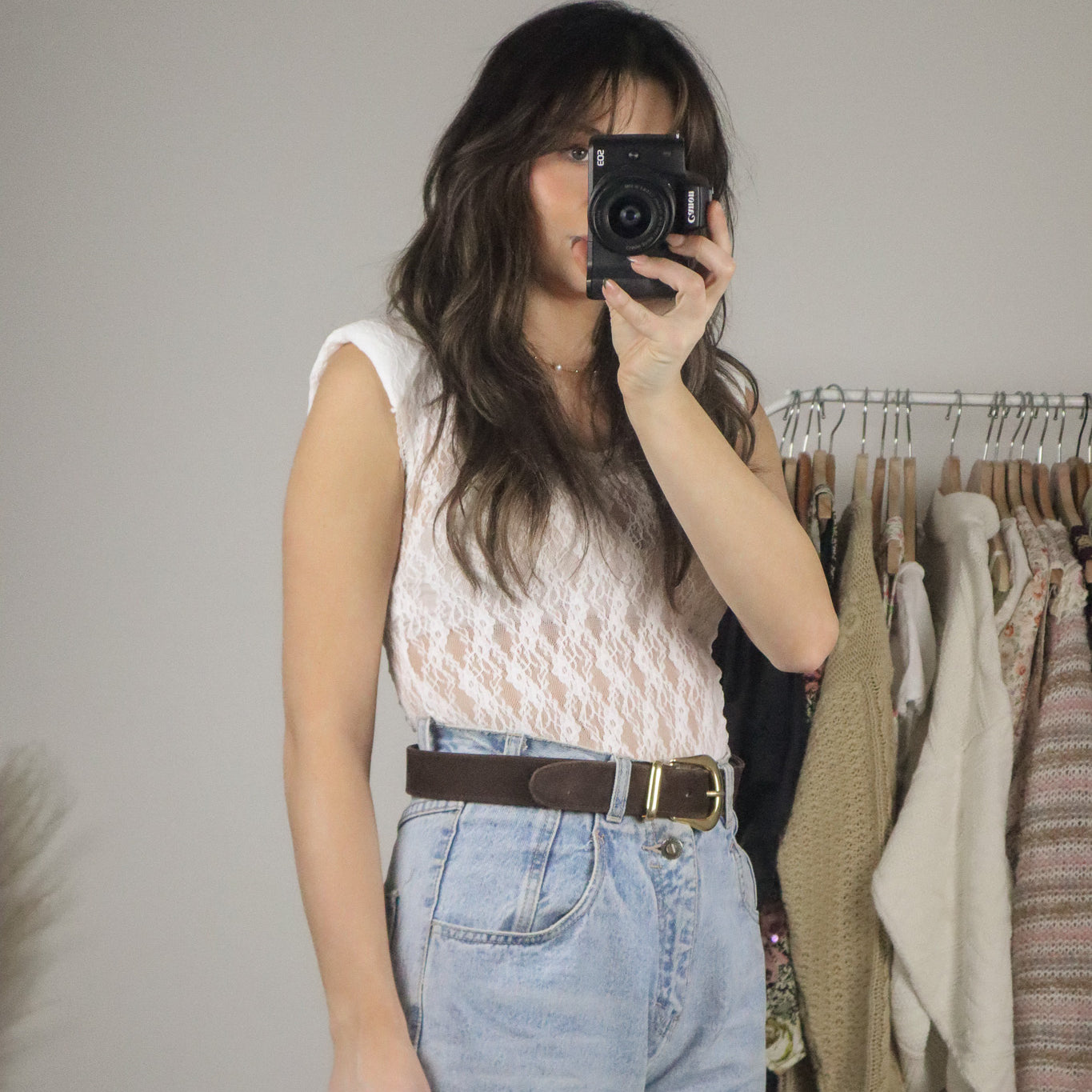 Vintage x Deadstock x Lace Top (S)