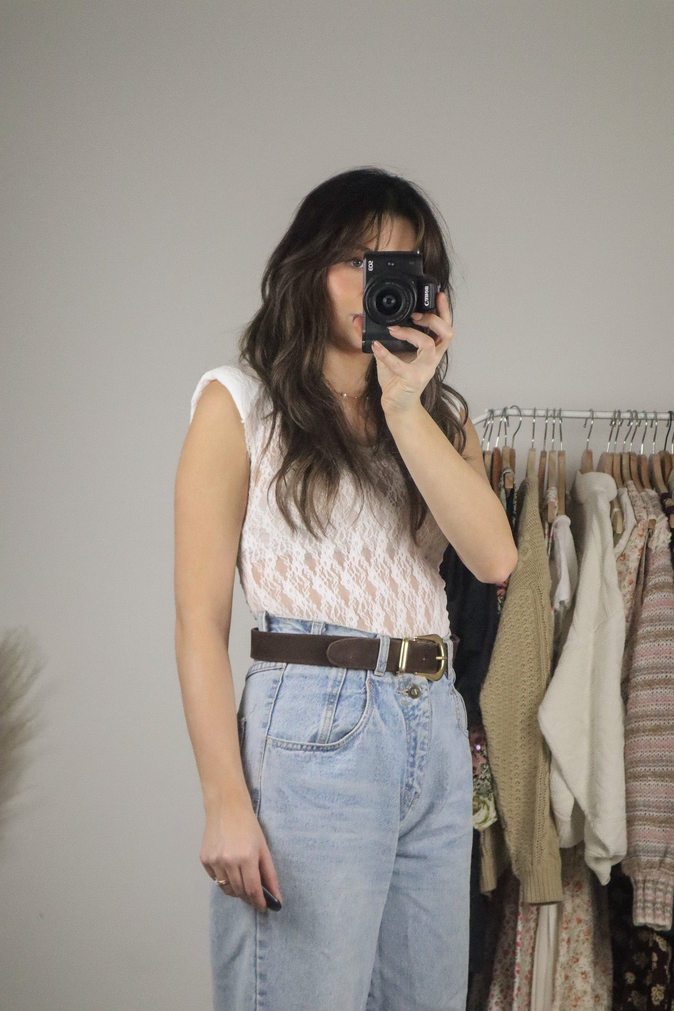 Vintage x Deadstock x Lace Top (S)