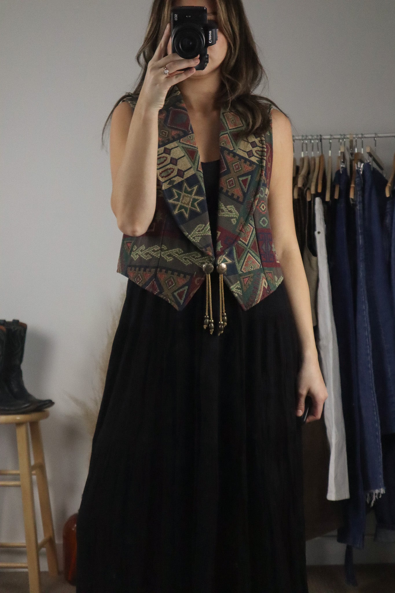 Made in Canada x Vintage x Tapestry Vest (M)