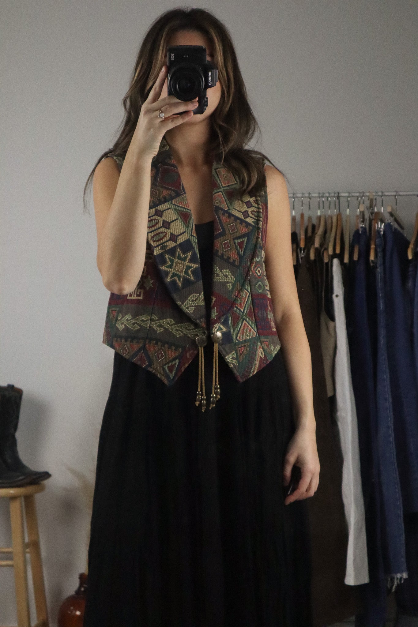 Made in Canada x Vintage x Tapestry Vest (M)