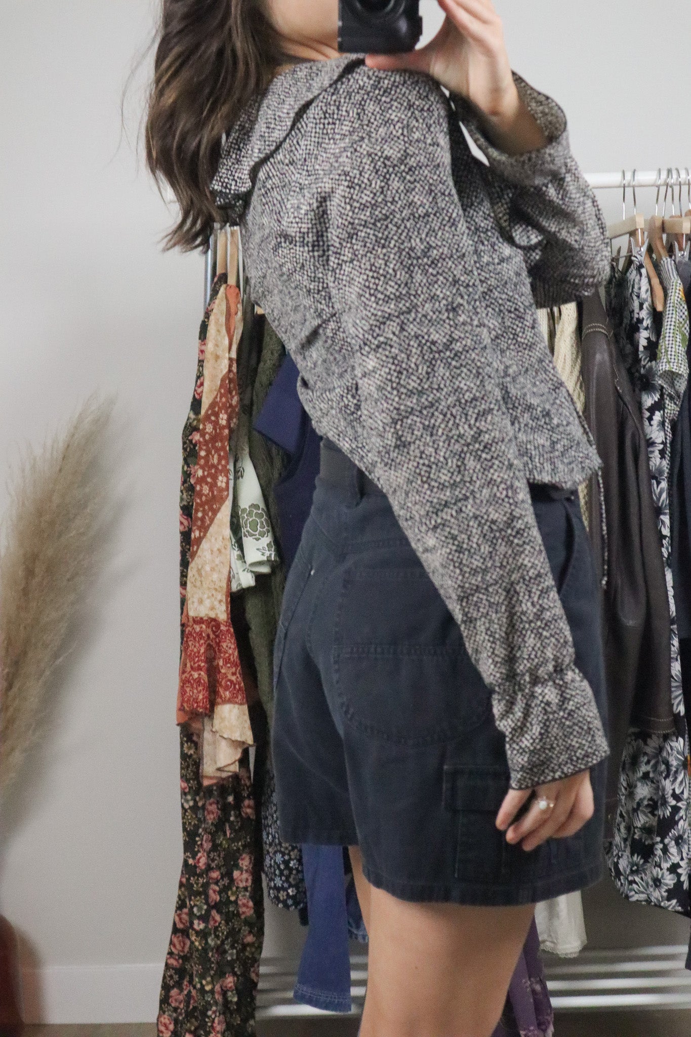 Made in Canada x Vintage x Patterned Blouse (S)