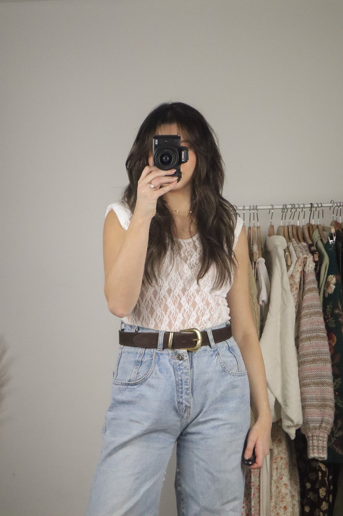 Vintage x Deadstock x Lace Top (S)