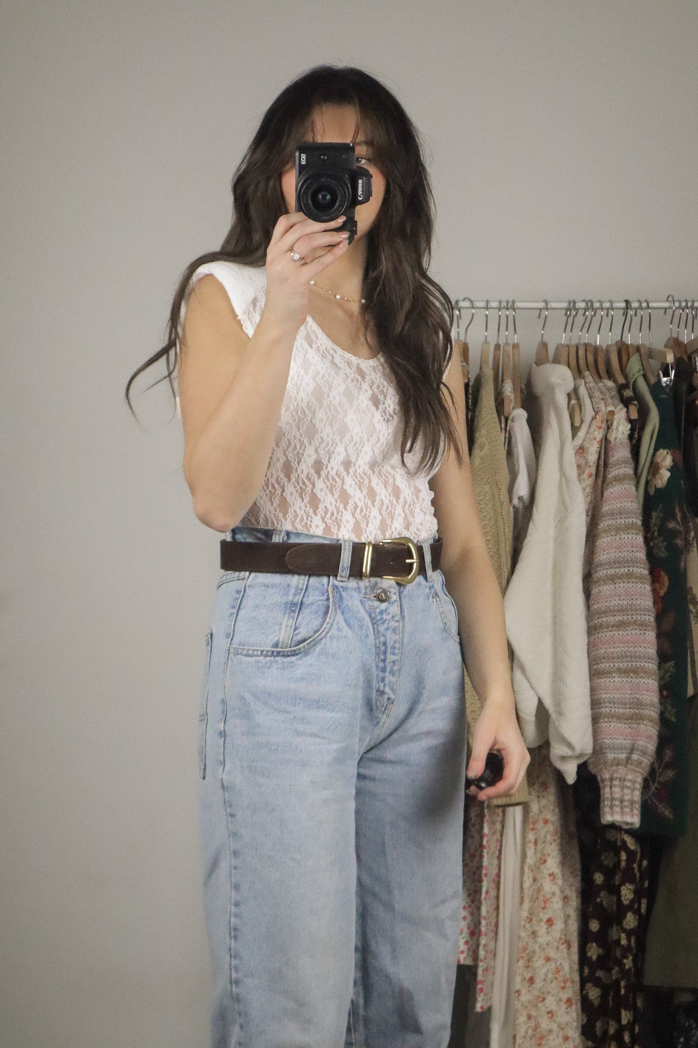 Vintage x Deadstock x Lace Top (S)