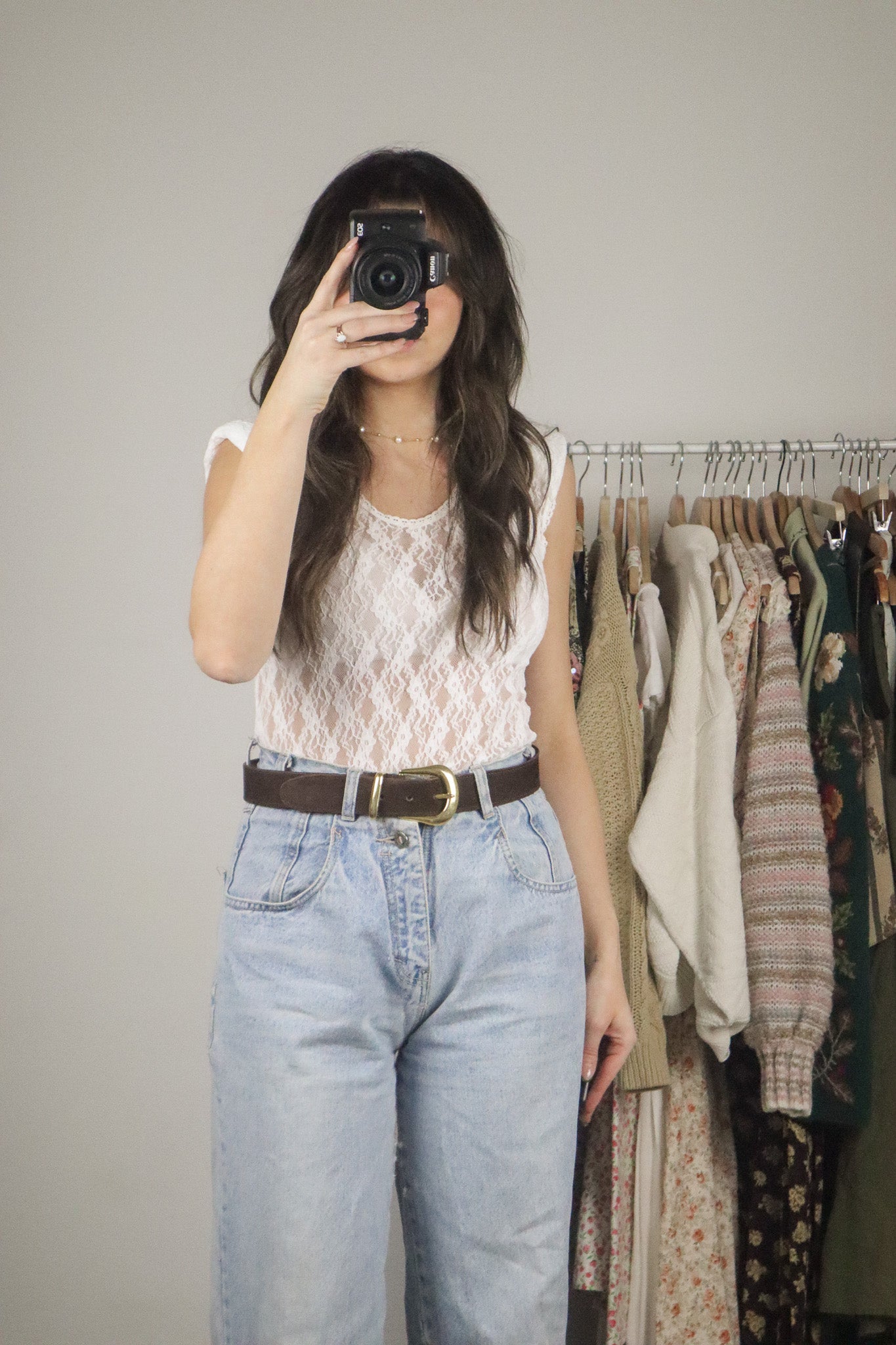 Vintage x Deadstock x Lace Top (S)