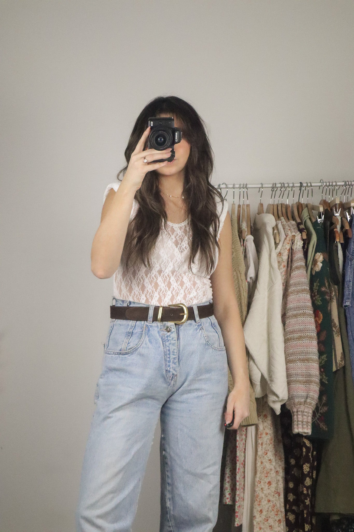 Vintage x Deadstock x Lace Top (S)