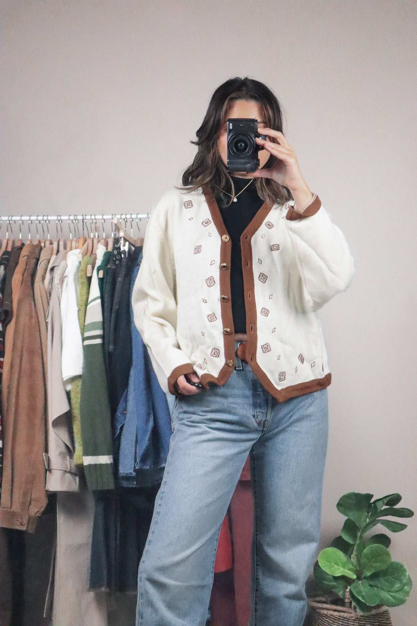 Vintage x Deadstock x Wool Blend Cardi (M/L)