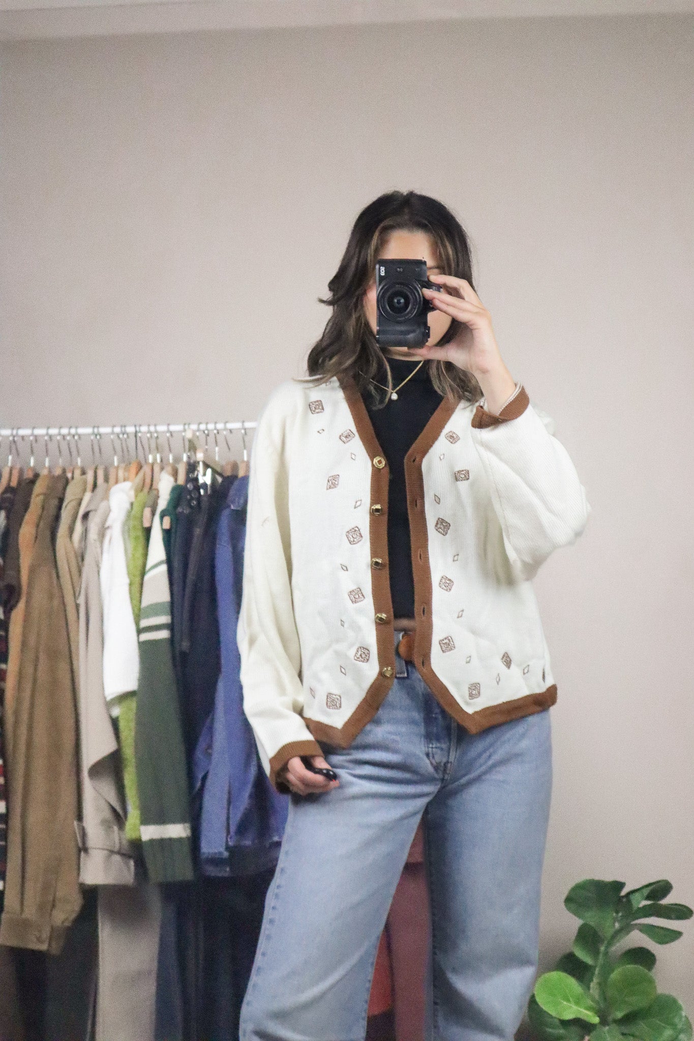 Vintage x Deadstock x Wool Blend Cardi (M/L)