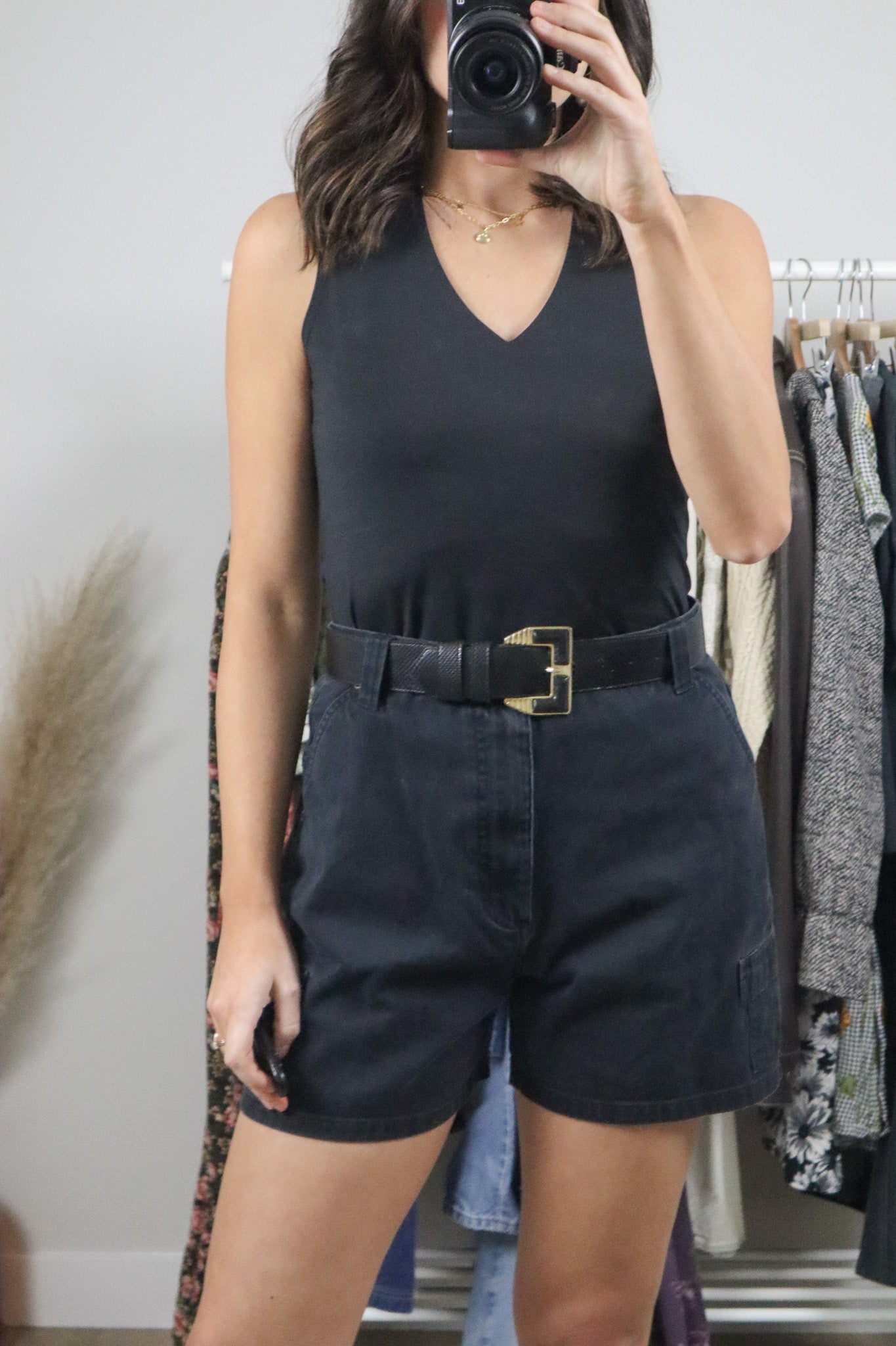 Vintage x Leather Belt (S)