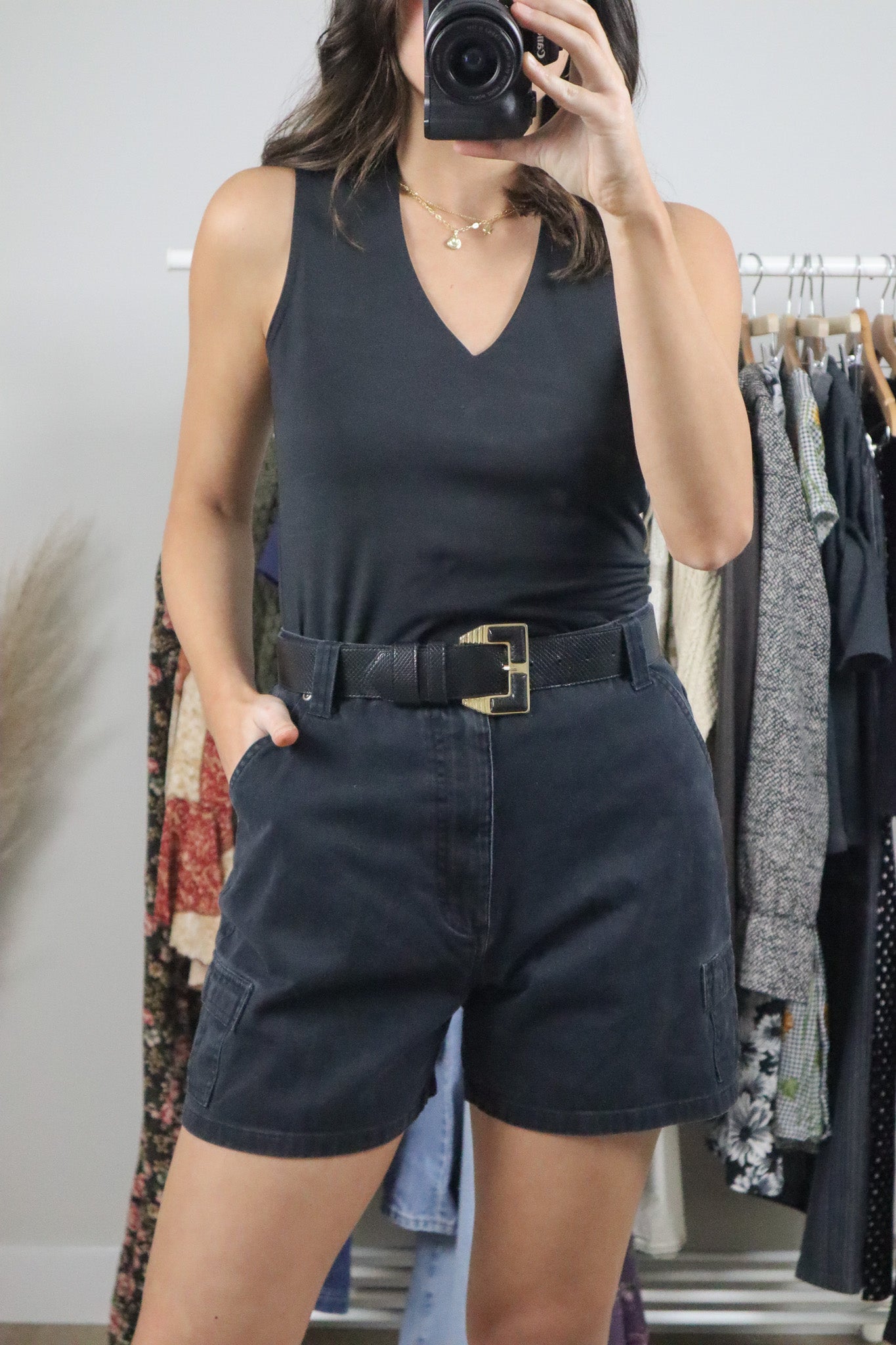 Vintage x Leather Belt (S)