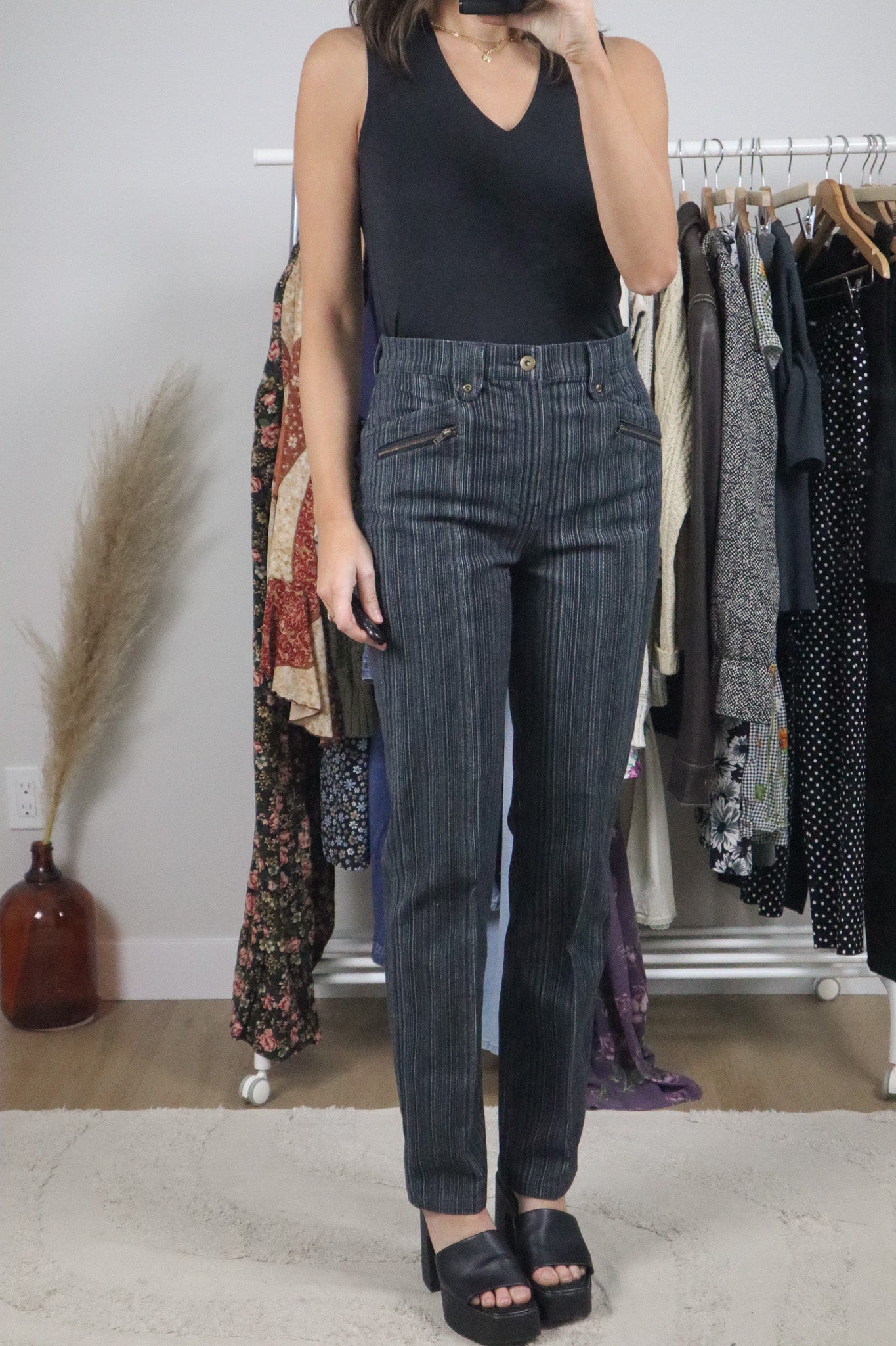 Vintage x Pinstrip Pants (6)