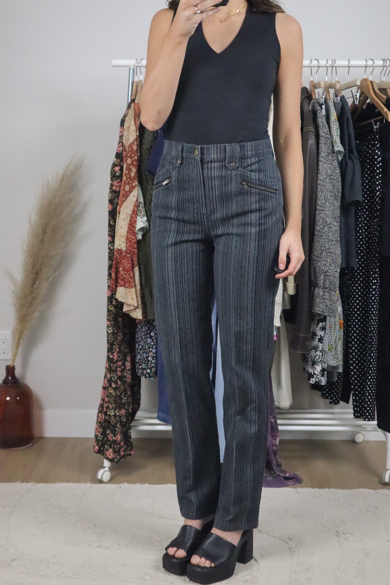 Vintage x Pinstrip Pants (6)