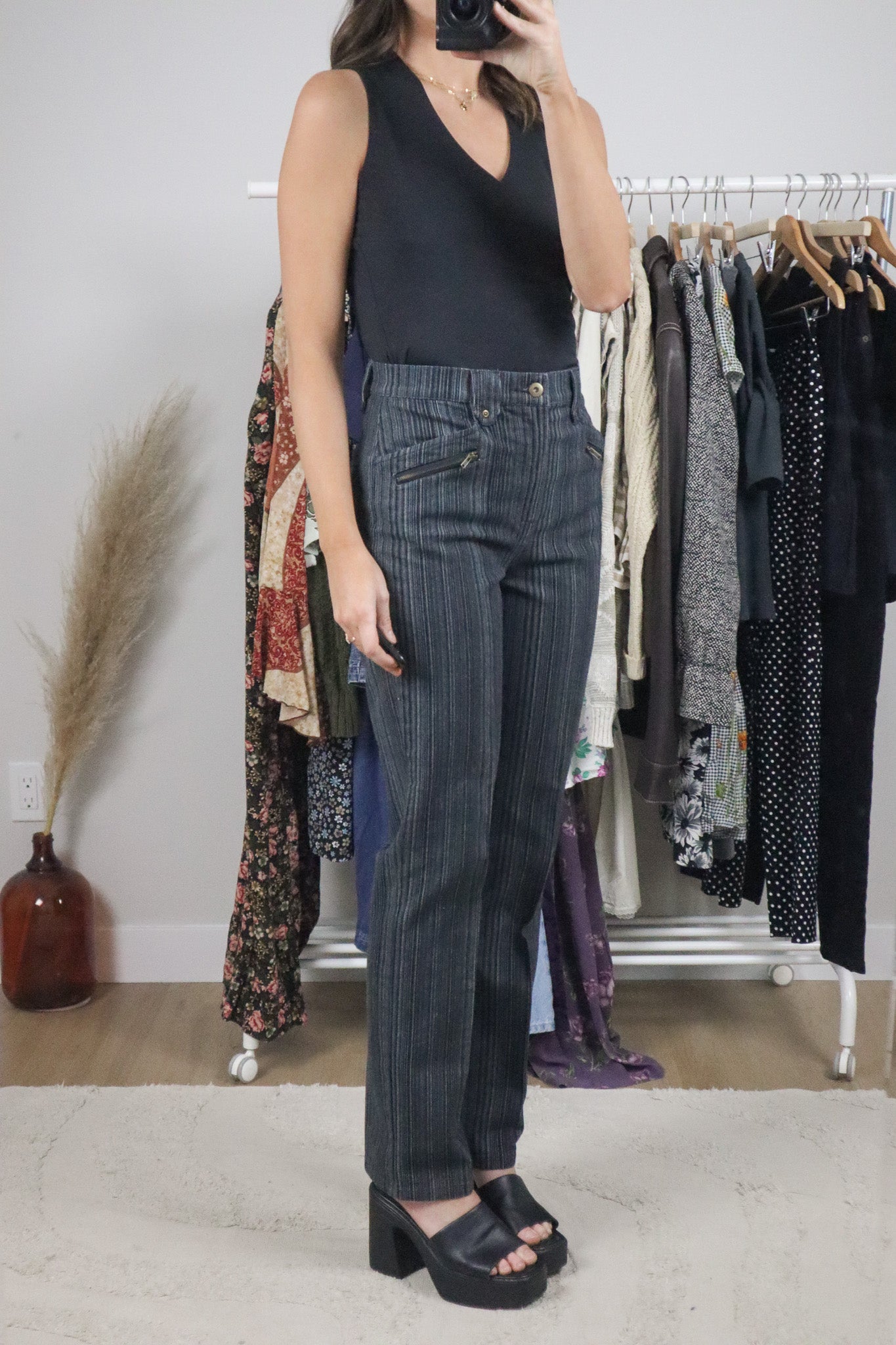 Vintage x Pinstrip Pants (6)
