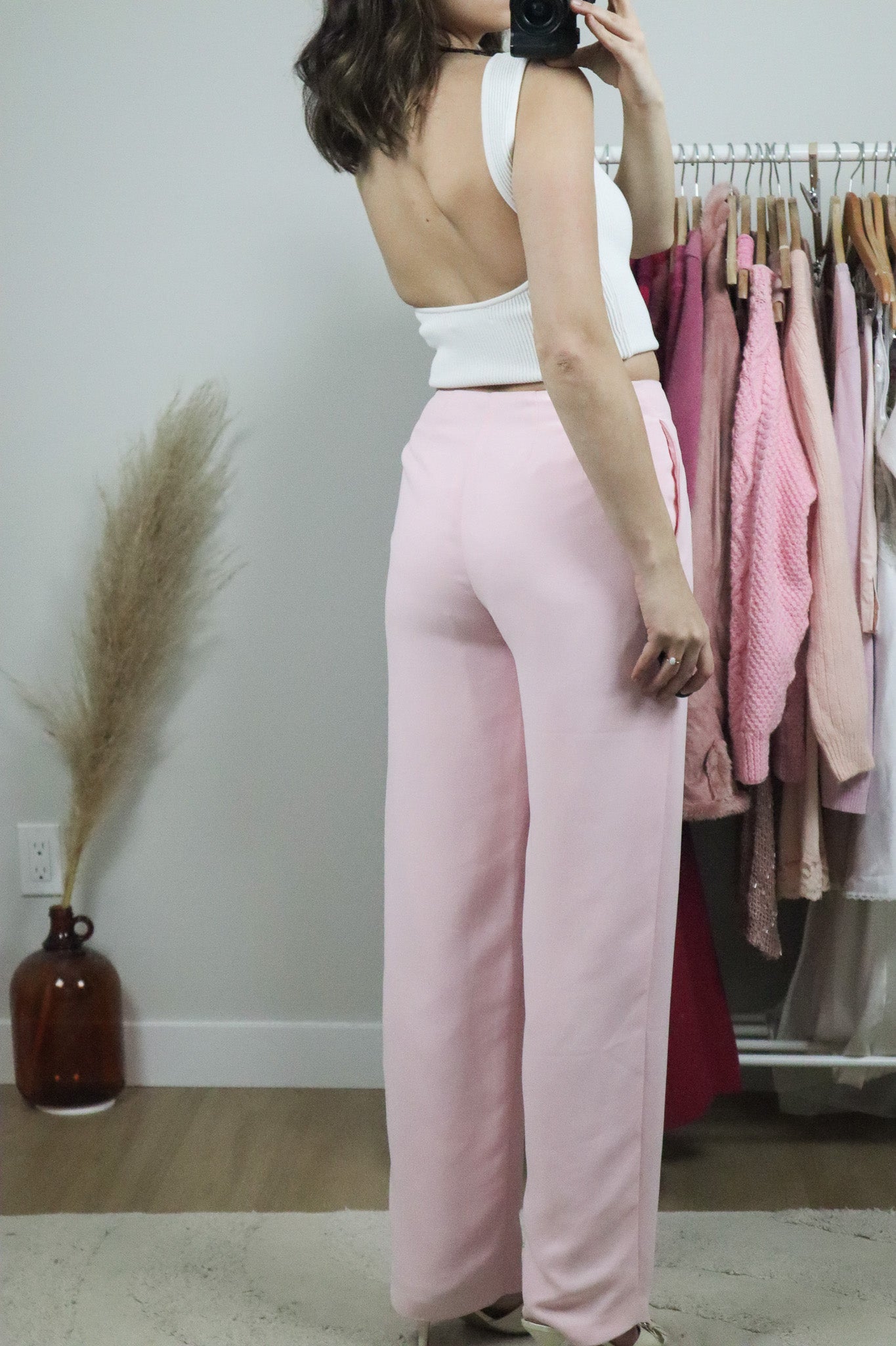 Vintage x Pink Trouser Pants (S)