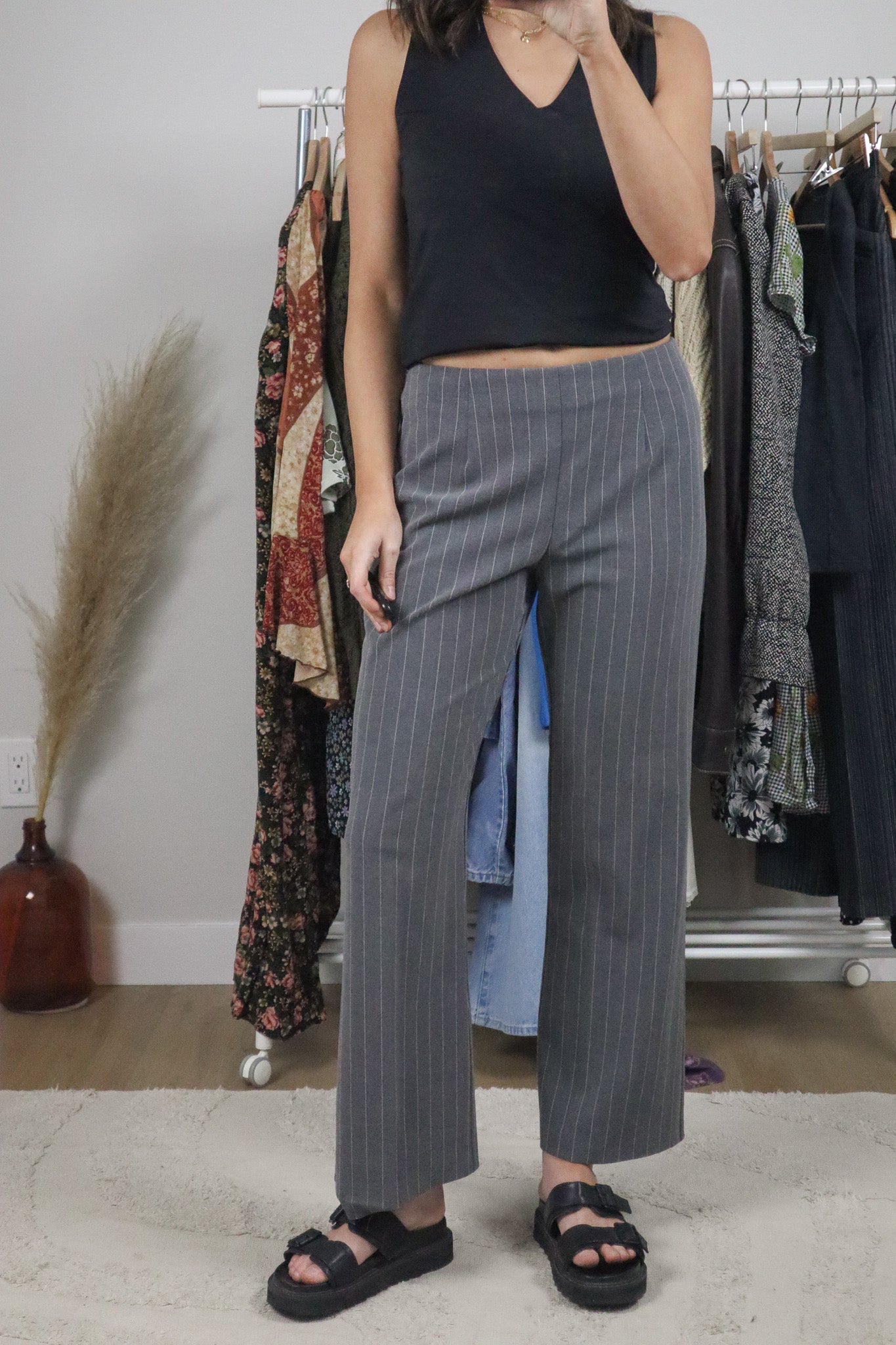 Made in Canada x Vintage x Pinstrip Trousers (4)