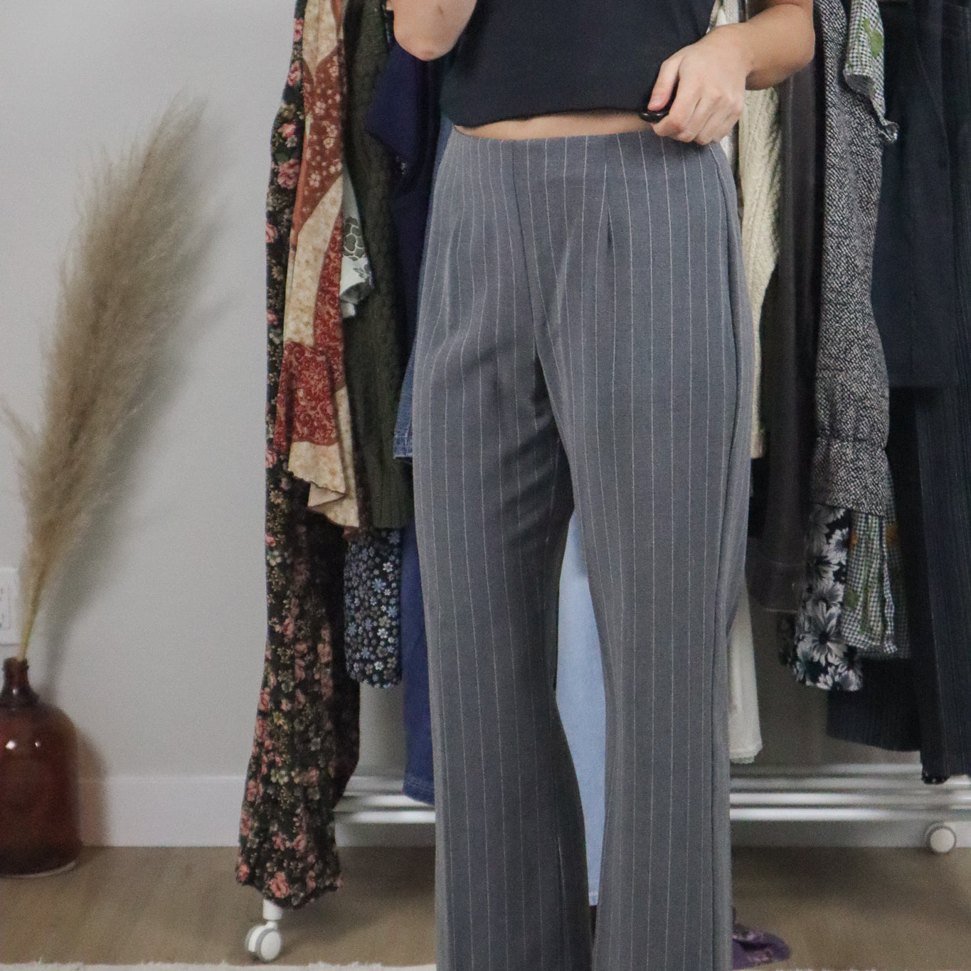 Made in Canada x Vintage x Pinstrip Trousers (4)