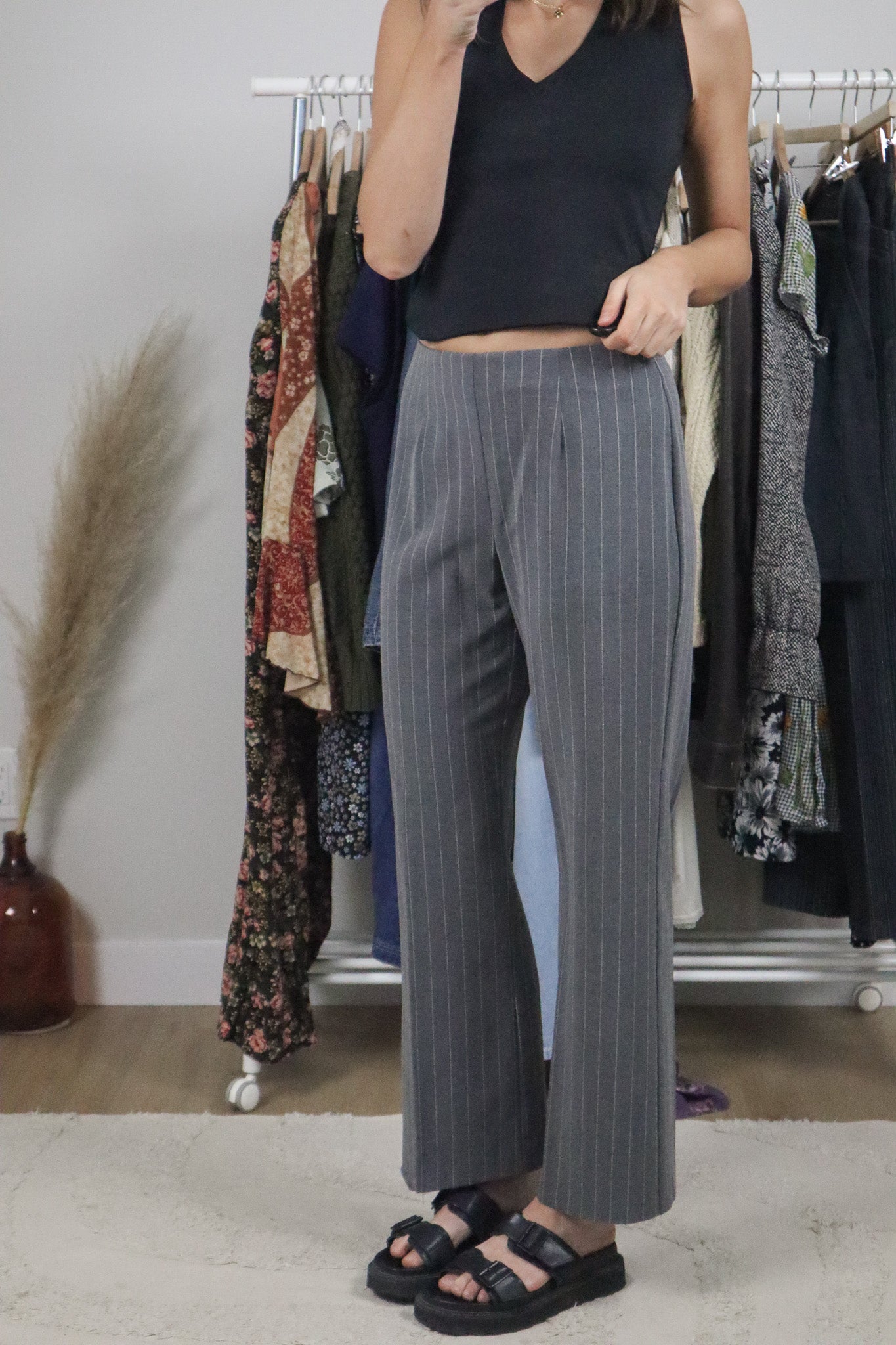 Made in Canada x Vintage x Pinstrip Trousers (4)