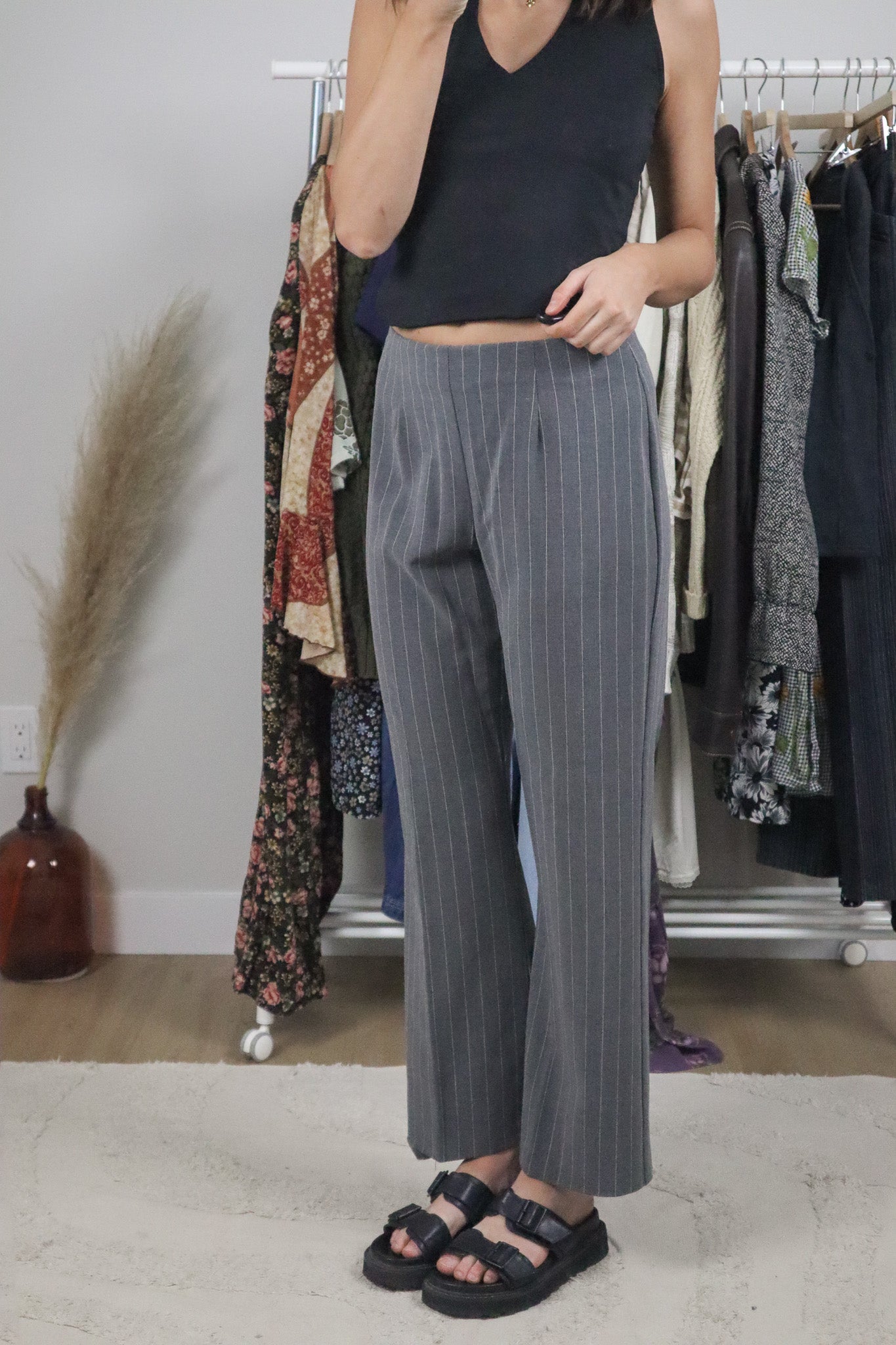 Made in Canada x Vintage x Pinstrip Trousers (4)