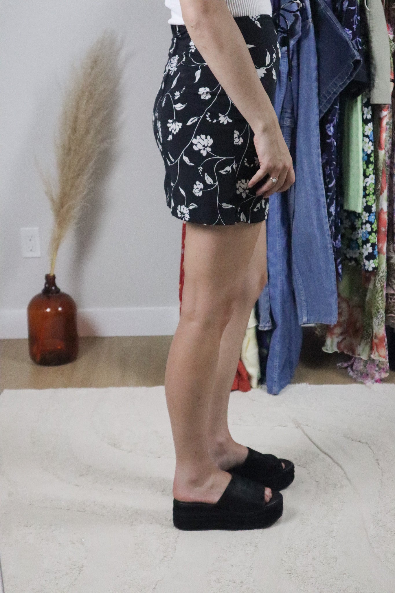Vintage x Tie Mini Skirt (0)