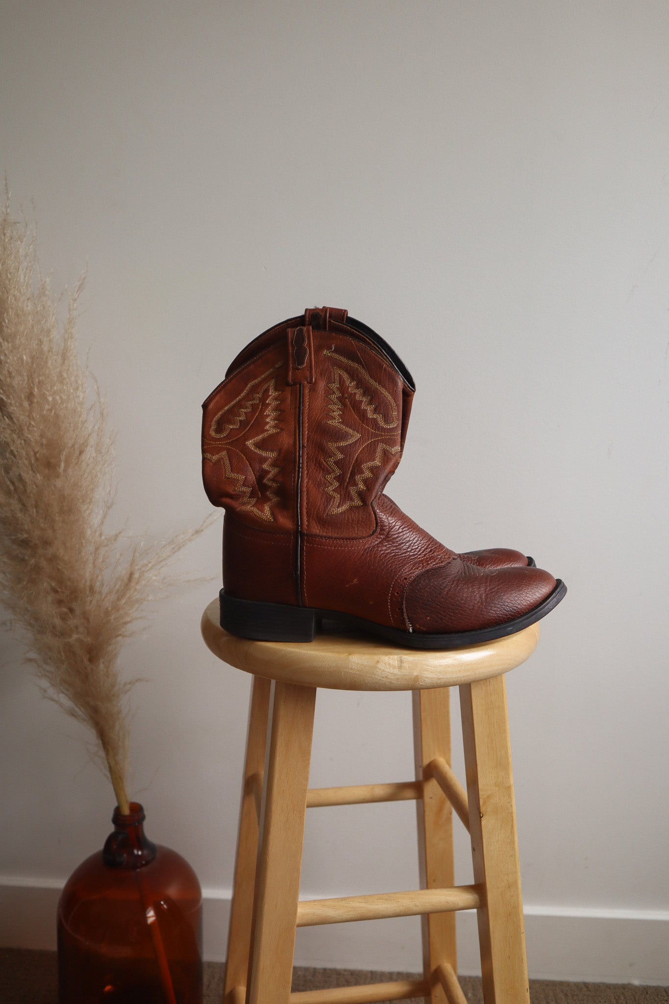 Leather x Cowgirl Boots (10.5)