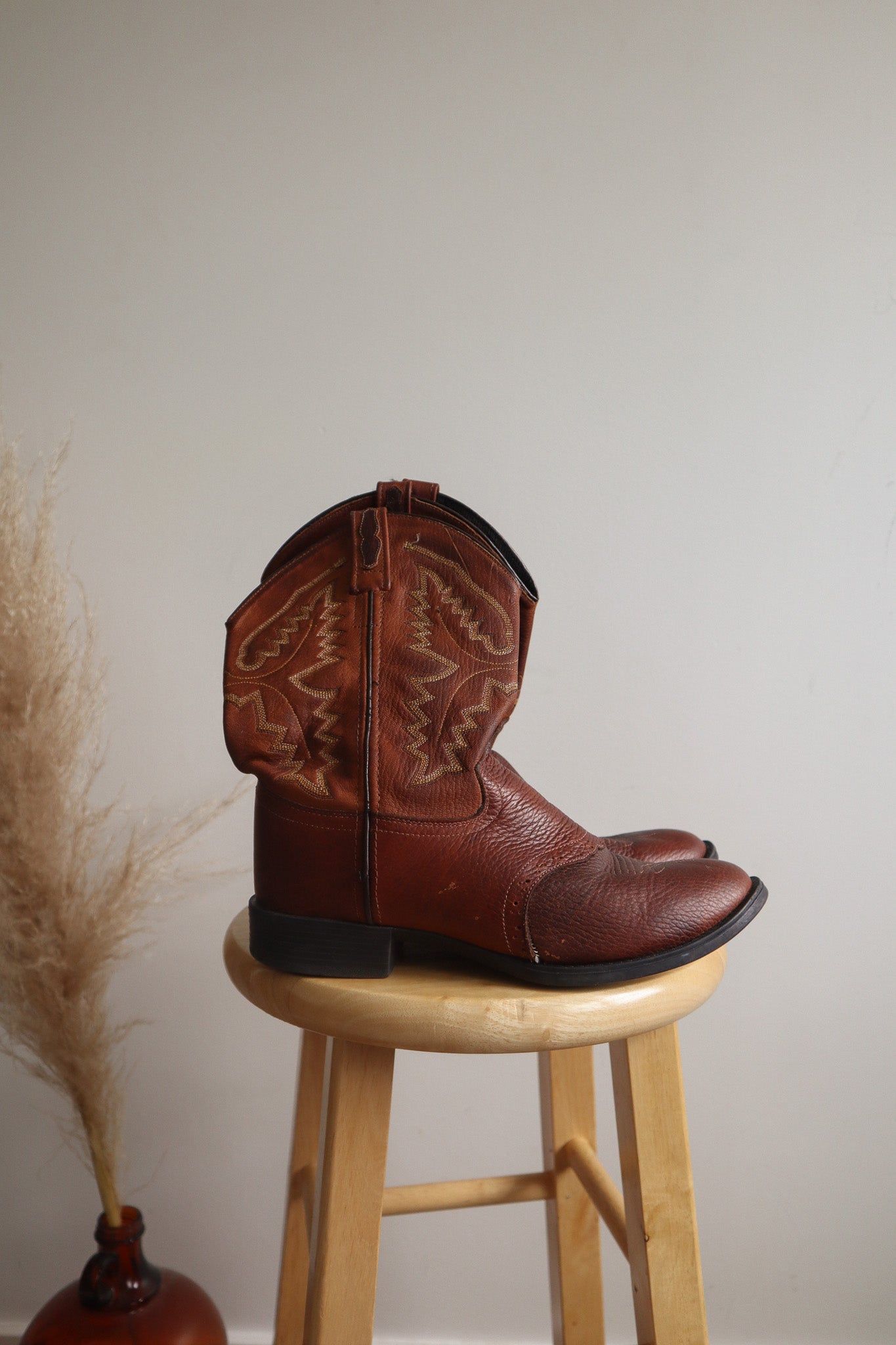 Leather x Cowgirl Boots (10.5)