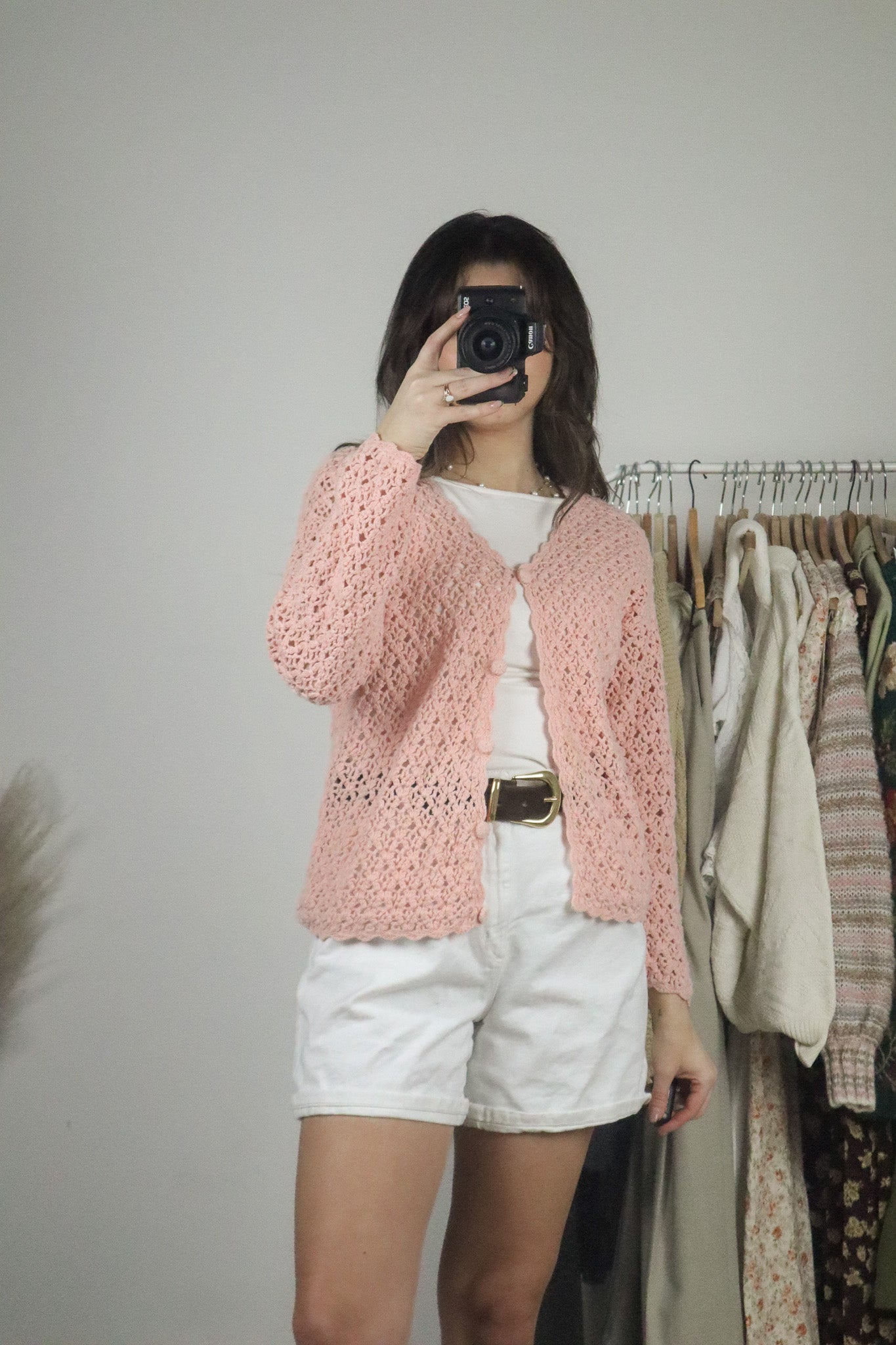 Vintage x Crochet Cardigan (S)