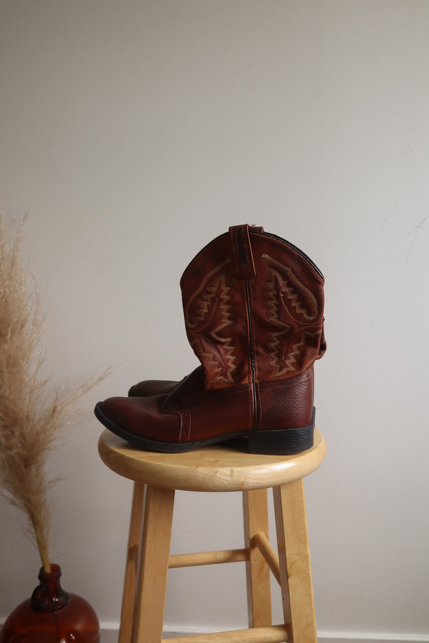 Leather x Cowgirl Boots (10.5)
